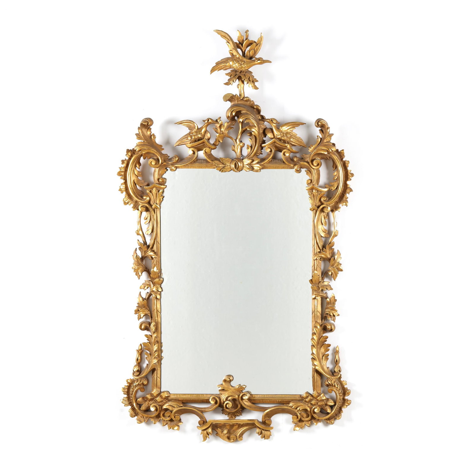 A Continental Rococo-Style Giltwood Mirror (1 of 4)