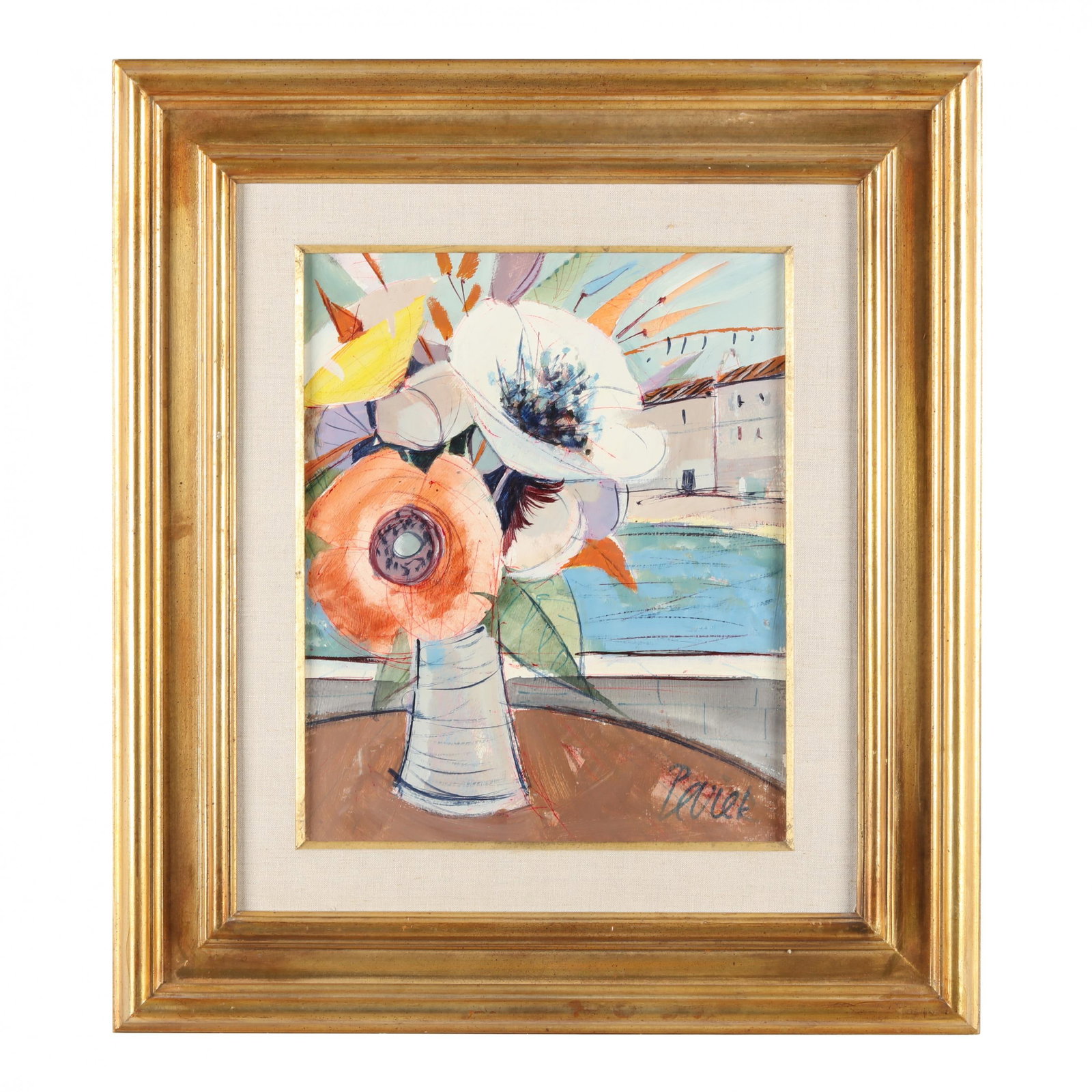 Charles Levier (French-American, 1920-2003), Still Life Before a Window (1 of 4)