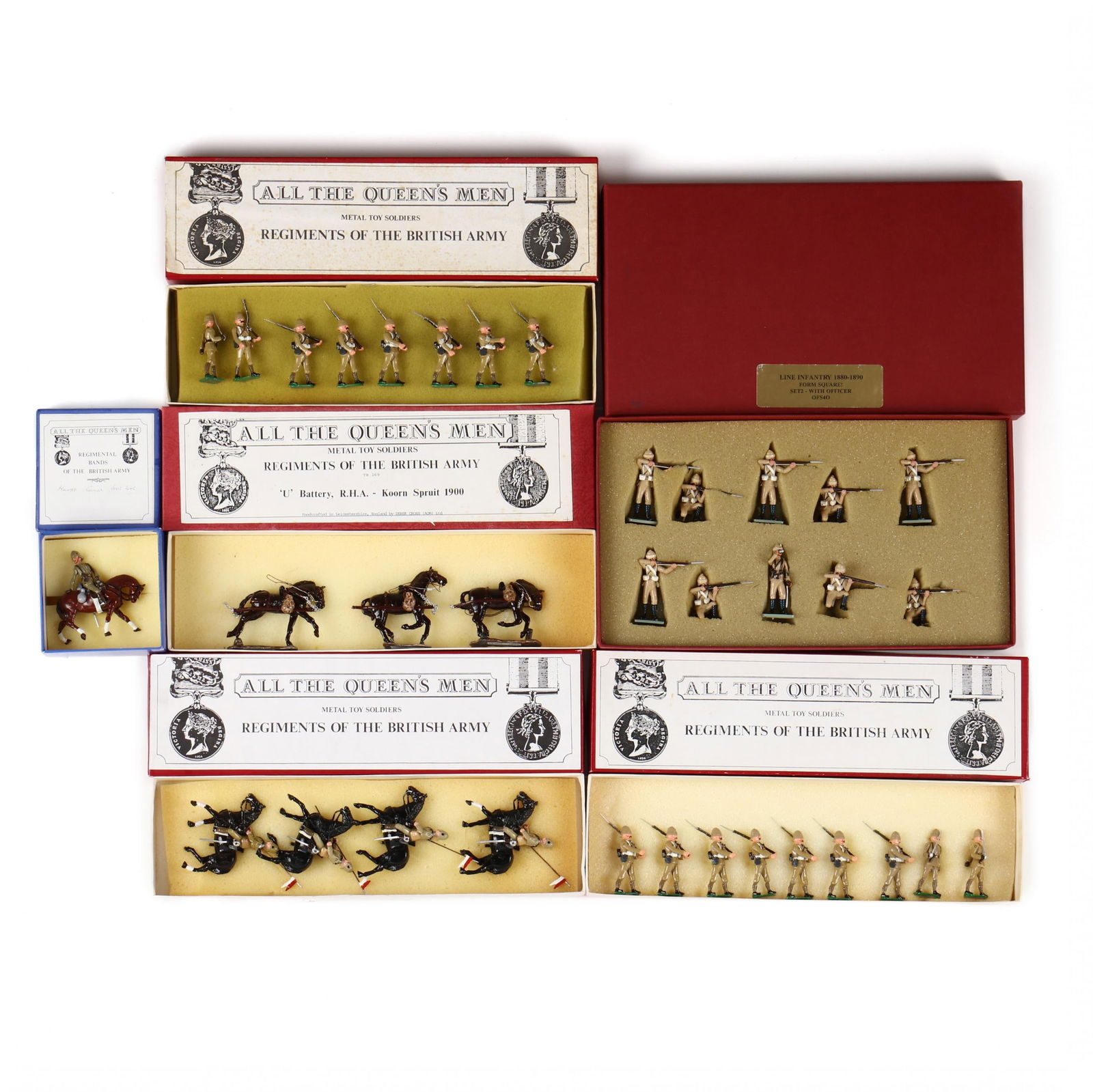 HM OFS40 Line Infantry Form A Square! and All The Queens Men Boer War (1 of 3)