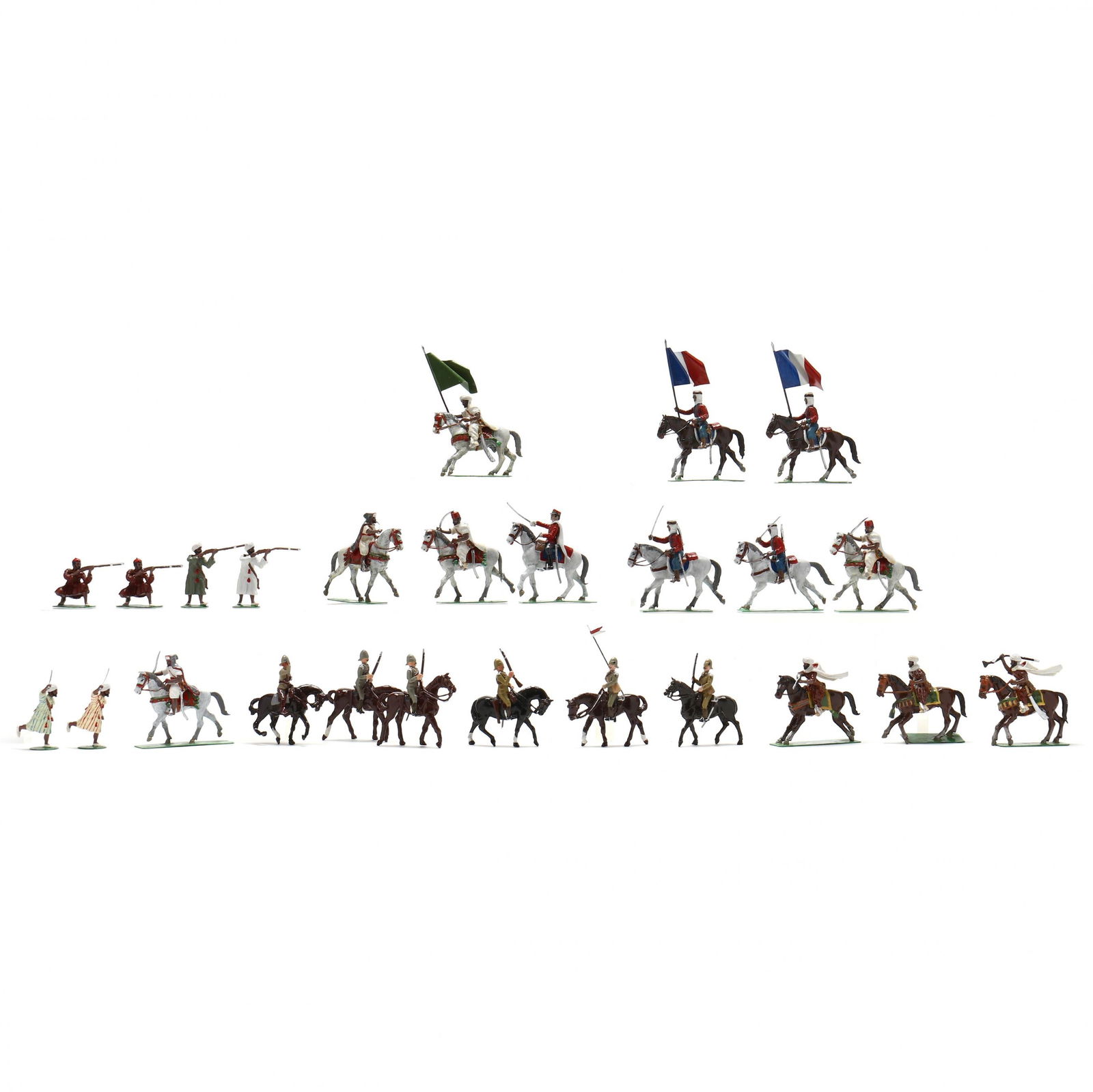 Two Partial Sets of Alymer Military Miniatures (1 of 6)