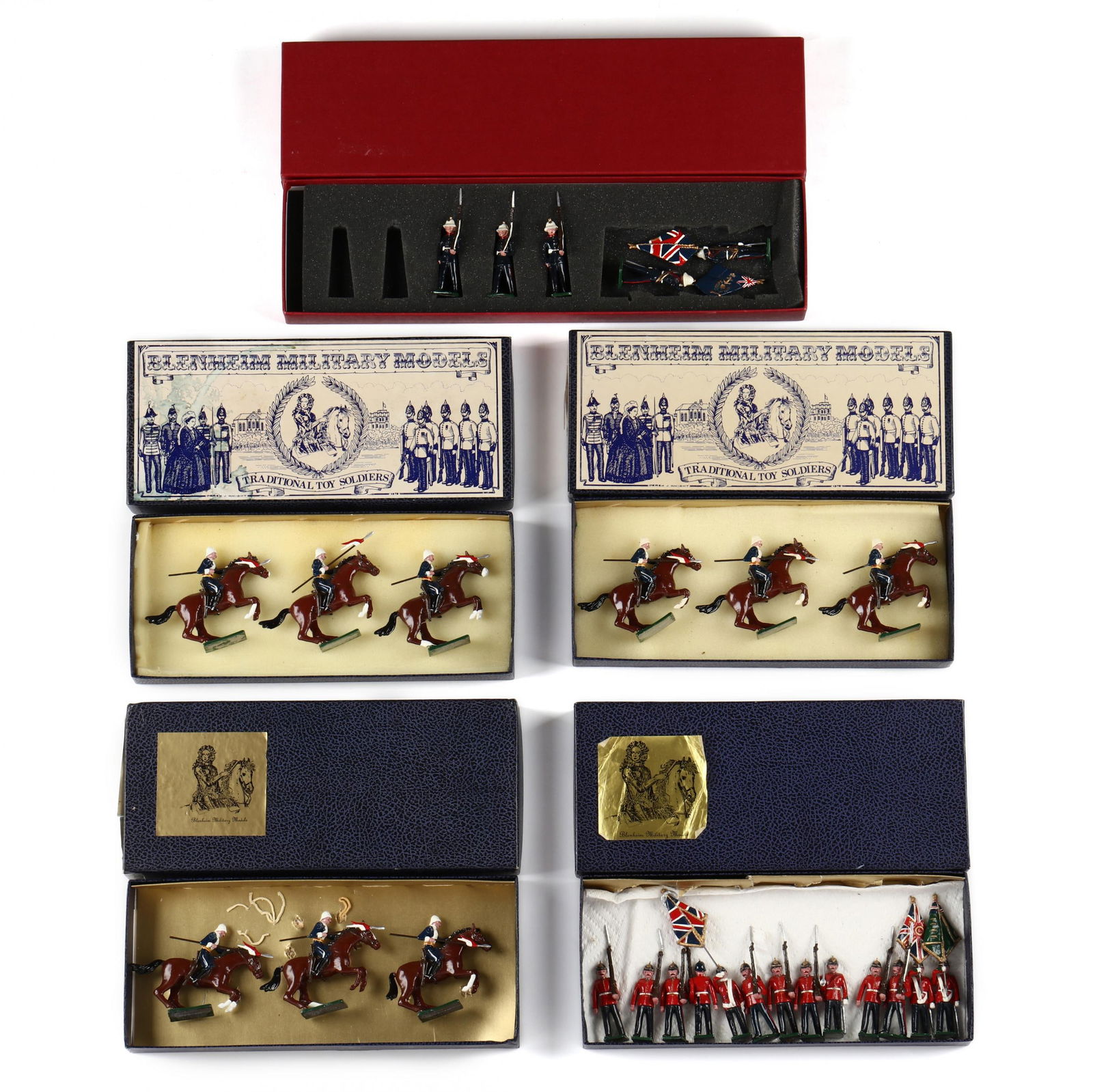 Selection of Five Boxed Blenheim Toy Soldiers (1 of 6)