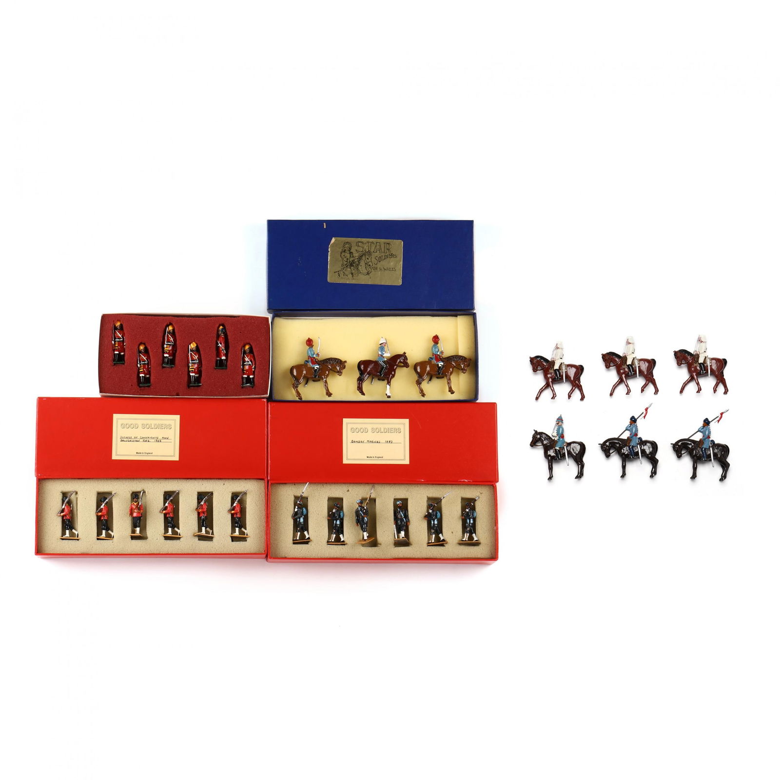 A Group of Military Miniatures, Troops Related to Service in  India (1 of 7)