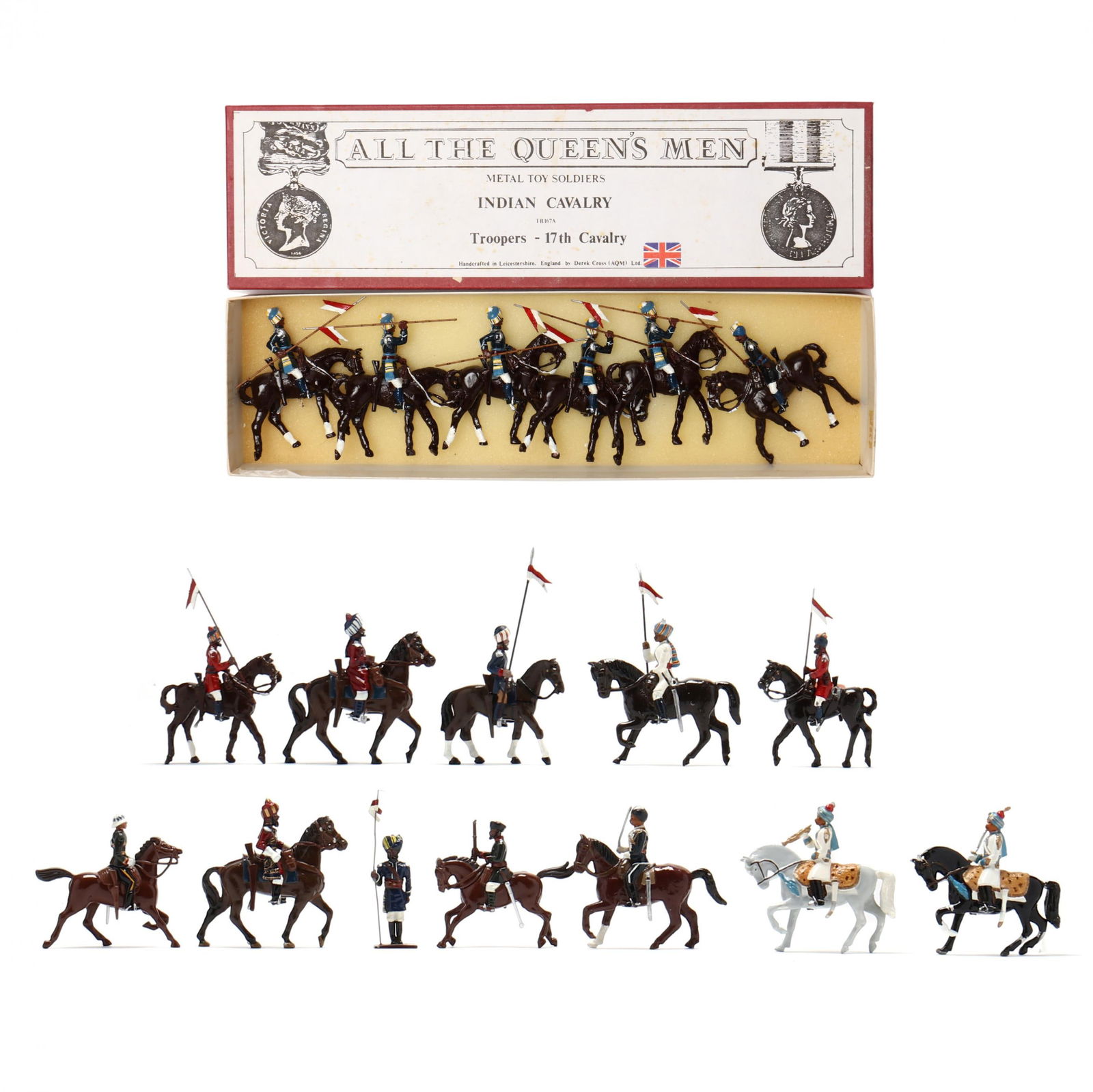 A Selection of Military Miniatures, Indian Cavalry Troopers (1 of 8)
