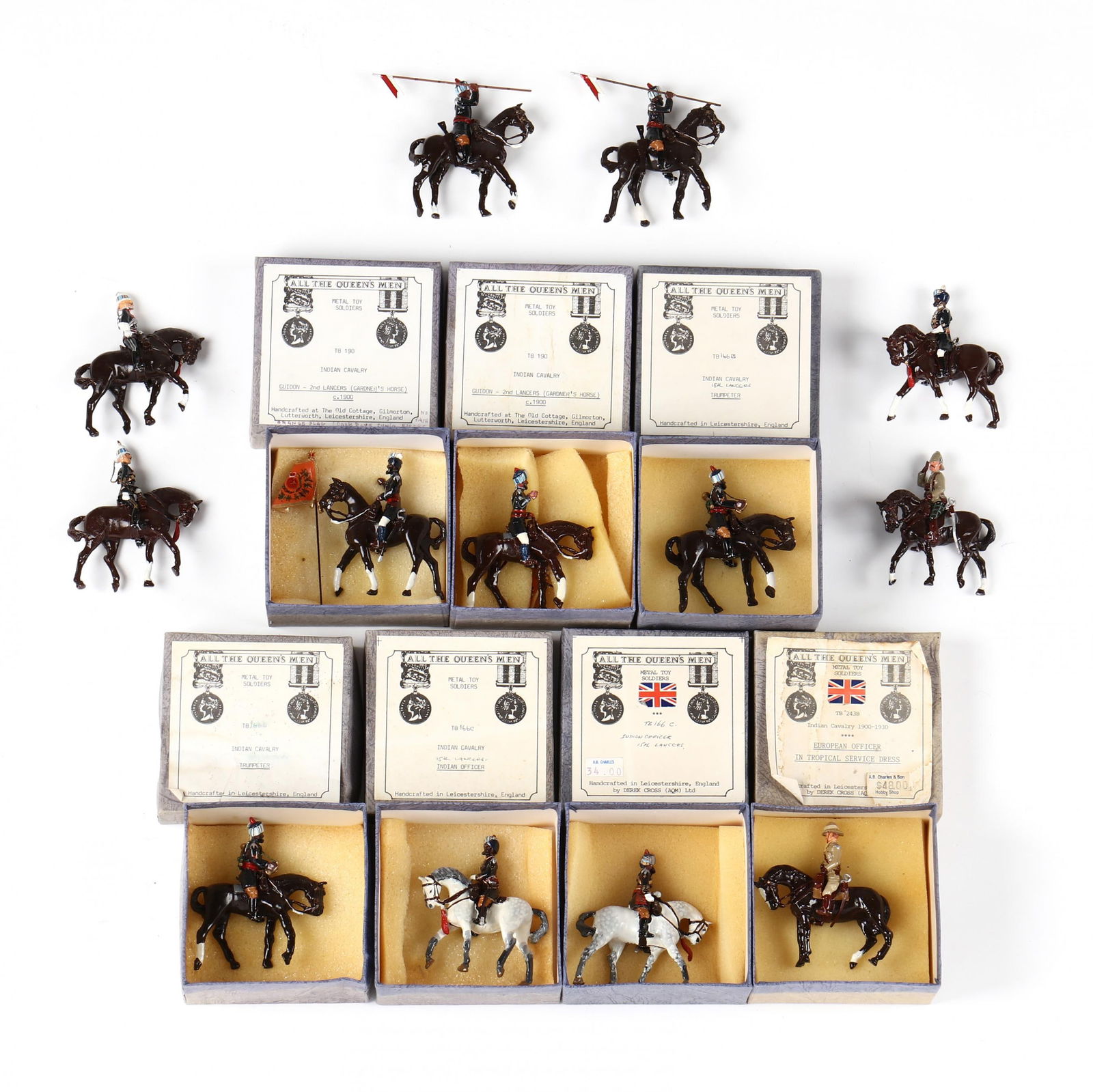 A Selection of All the Queen's Men Military Miniatures in India (1 of 3)