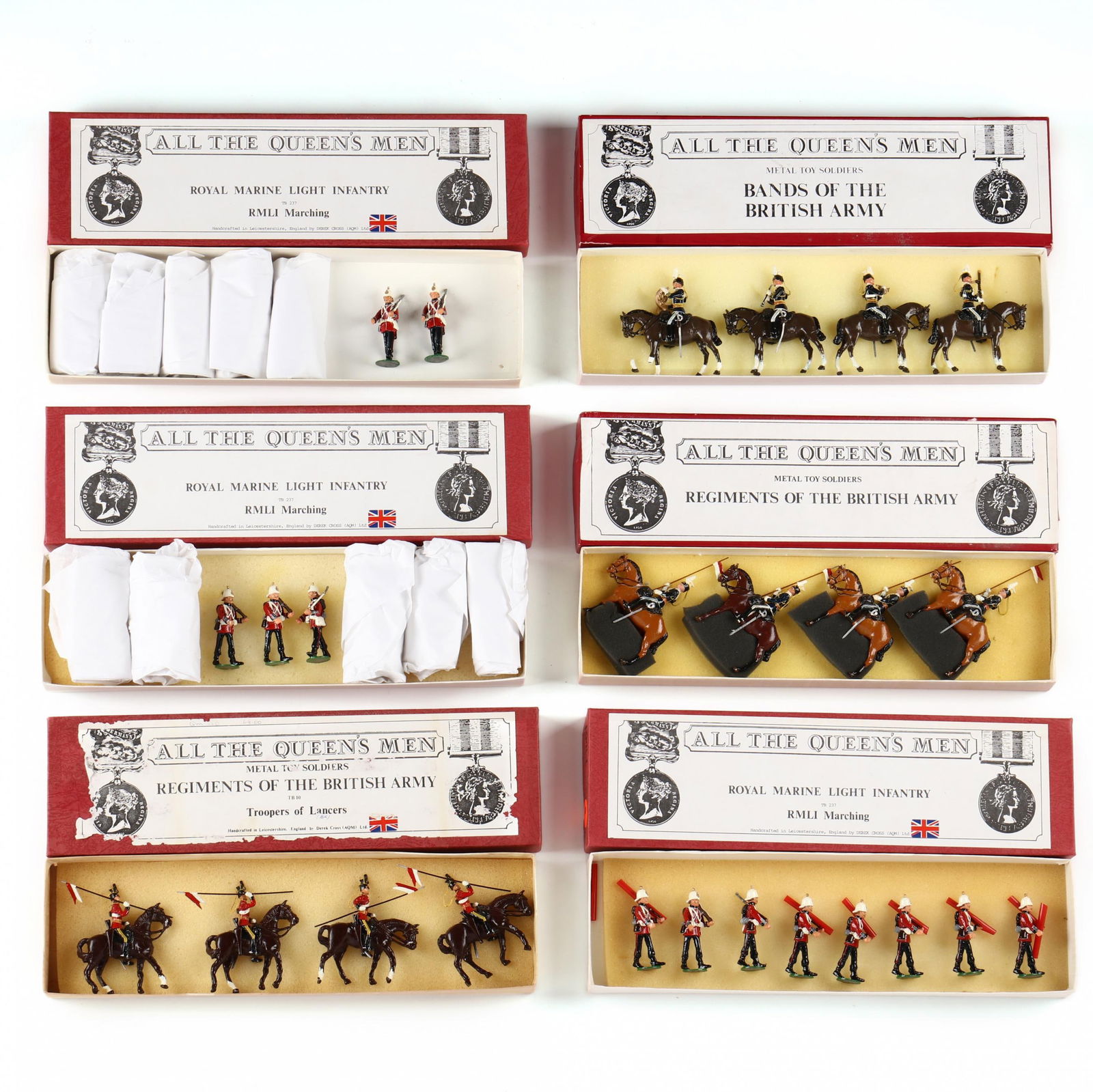 Six Boxed Editions All the Queen's Men Military Miniatures (1 of 7)