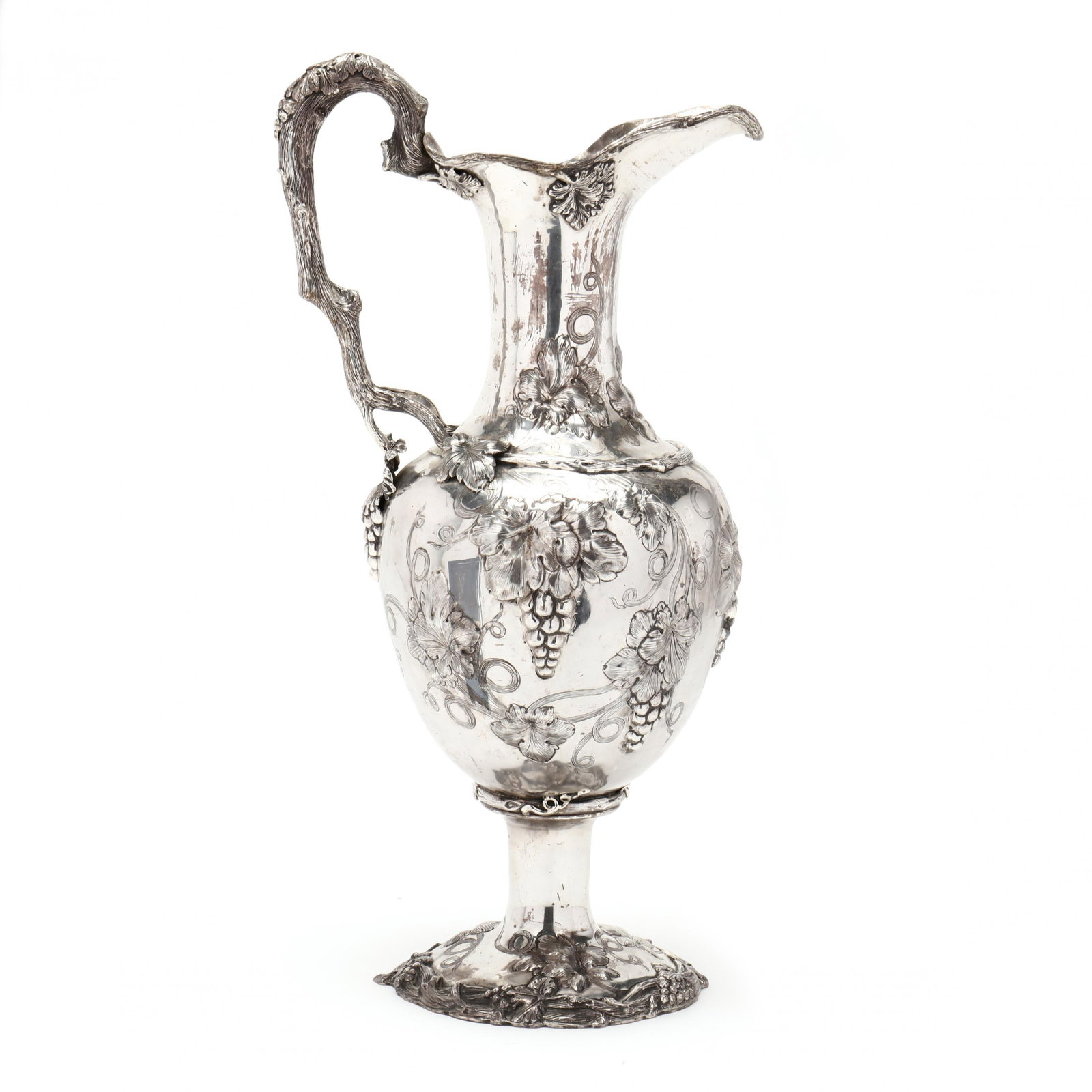 A Monumental Sterling Silver Ewer (1 of 7)