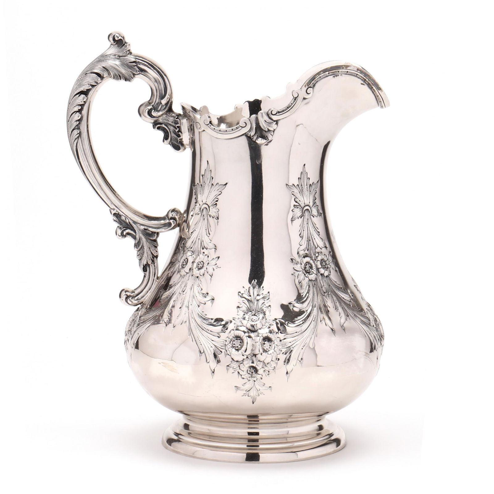 An American Coin Silver Pitcher, Mark of Bailey & Co. (1 of 7)