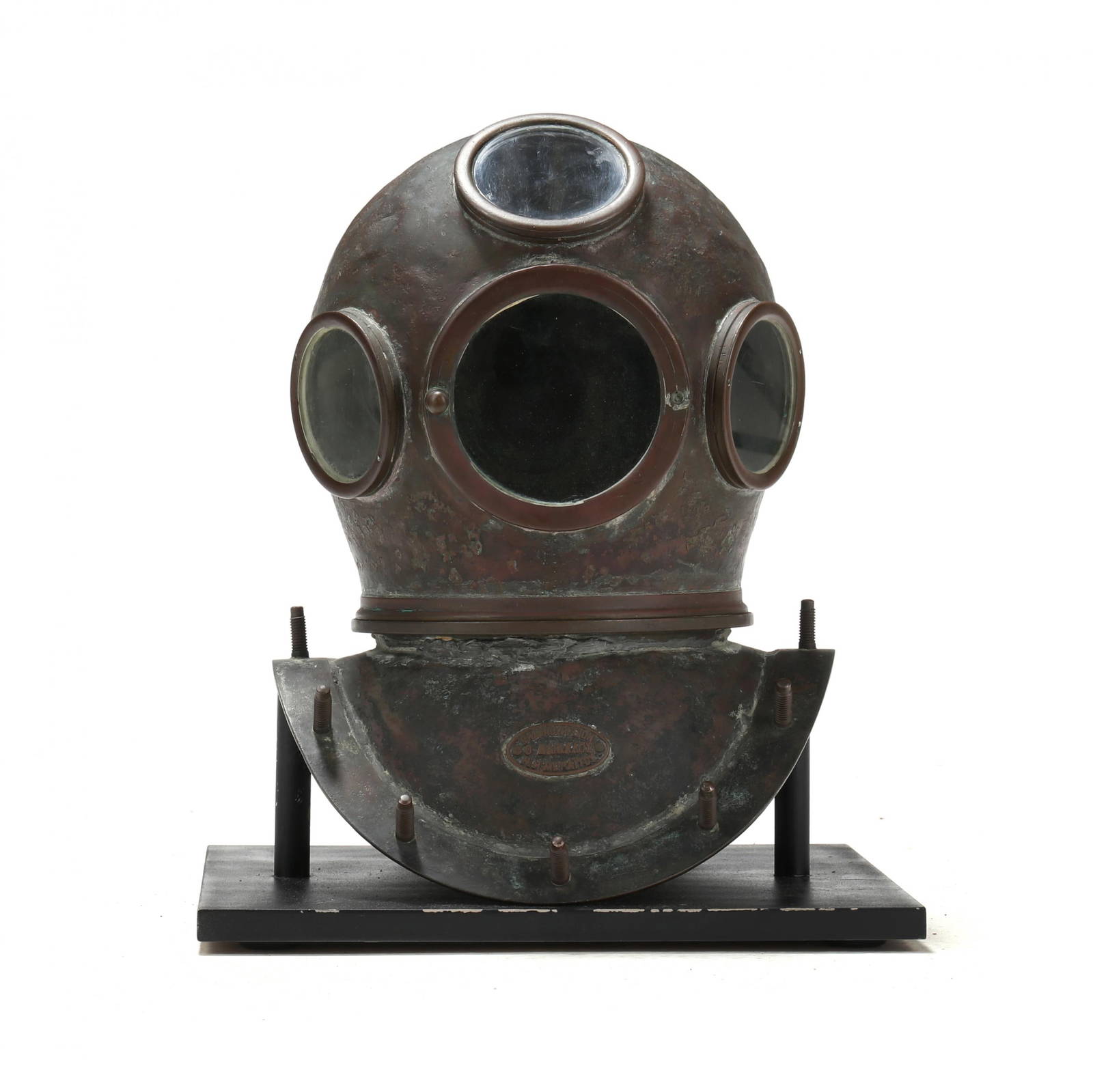 Antique Greek Diving Helmet Auction