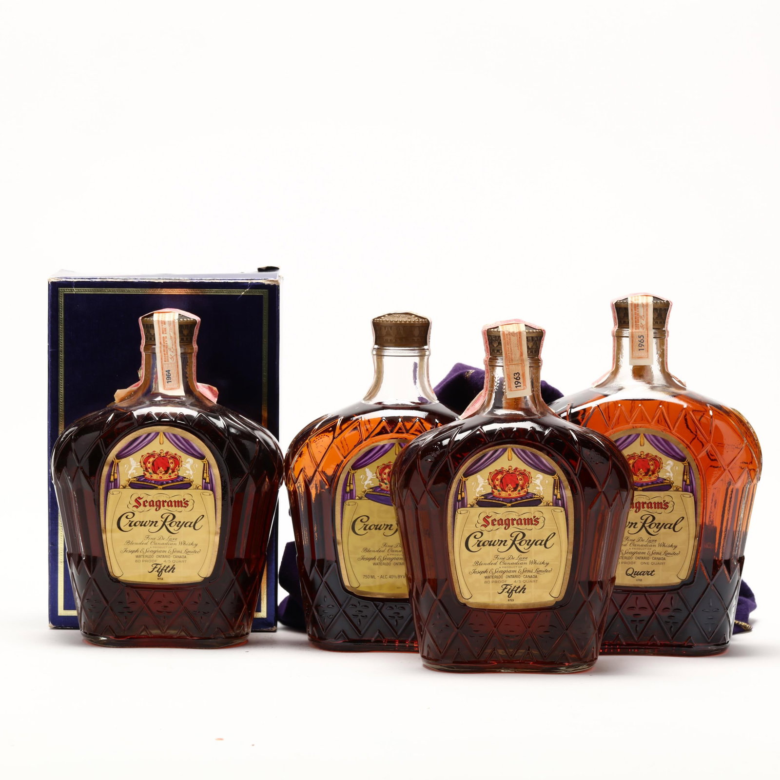 Seagram's Crown Royal Canadian Whisky: Seagram's Crown Royal Canadian Whisky The buyer acknowledges that he/she is acting within compliance with their state and local laws in regards to the purchase, transportation and delivery of spirituo