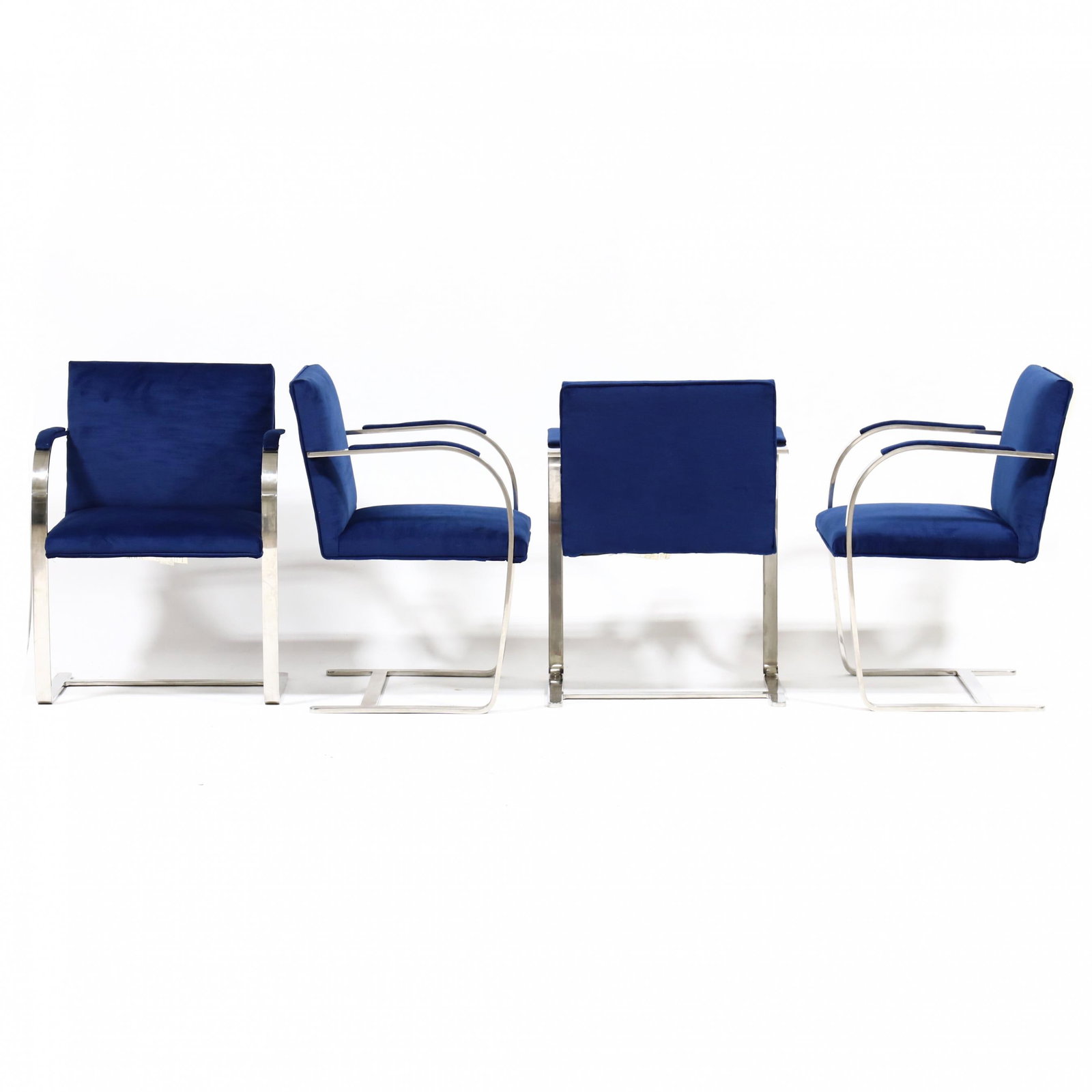 Ludwig Mies van der Rohe (German/American, 1886-1969), Eight  BRNO  Chairs (1 of 6)