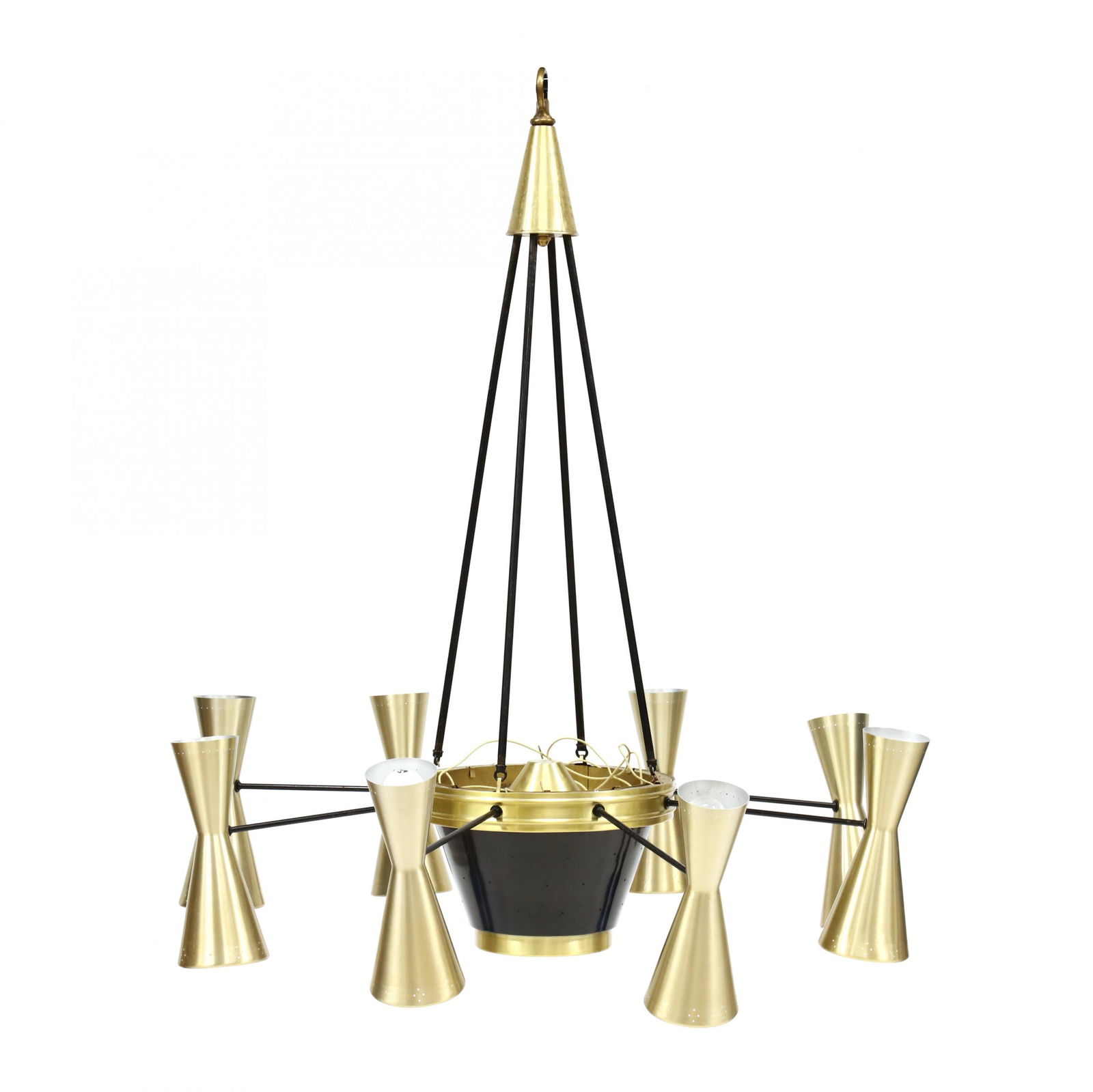 Large Mid-Century Atomic Chandelier (1 of 6)