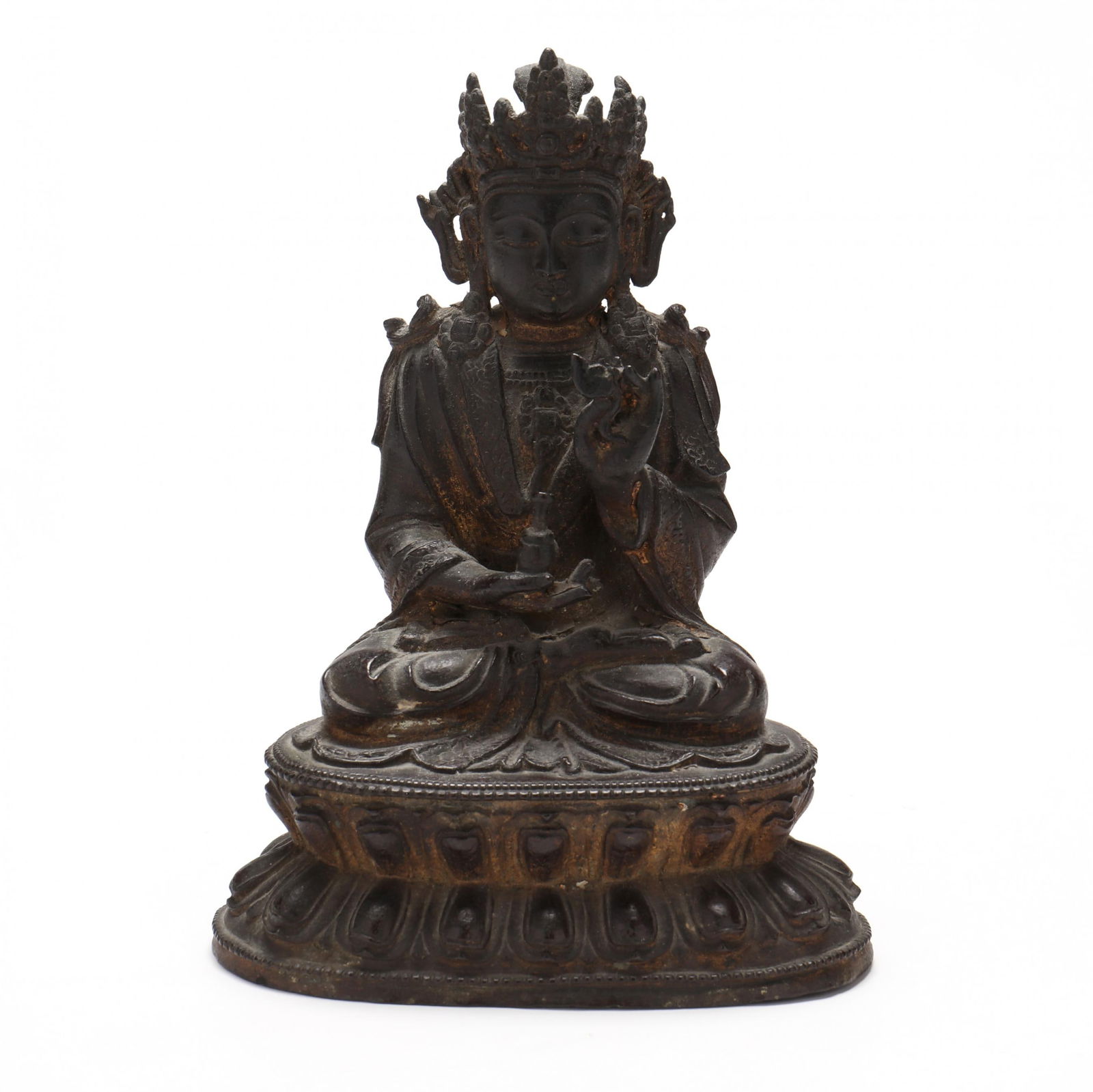 A Sino-Tibetan Bronze Sculpture of Guanyin (1 of 7)