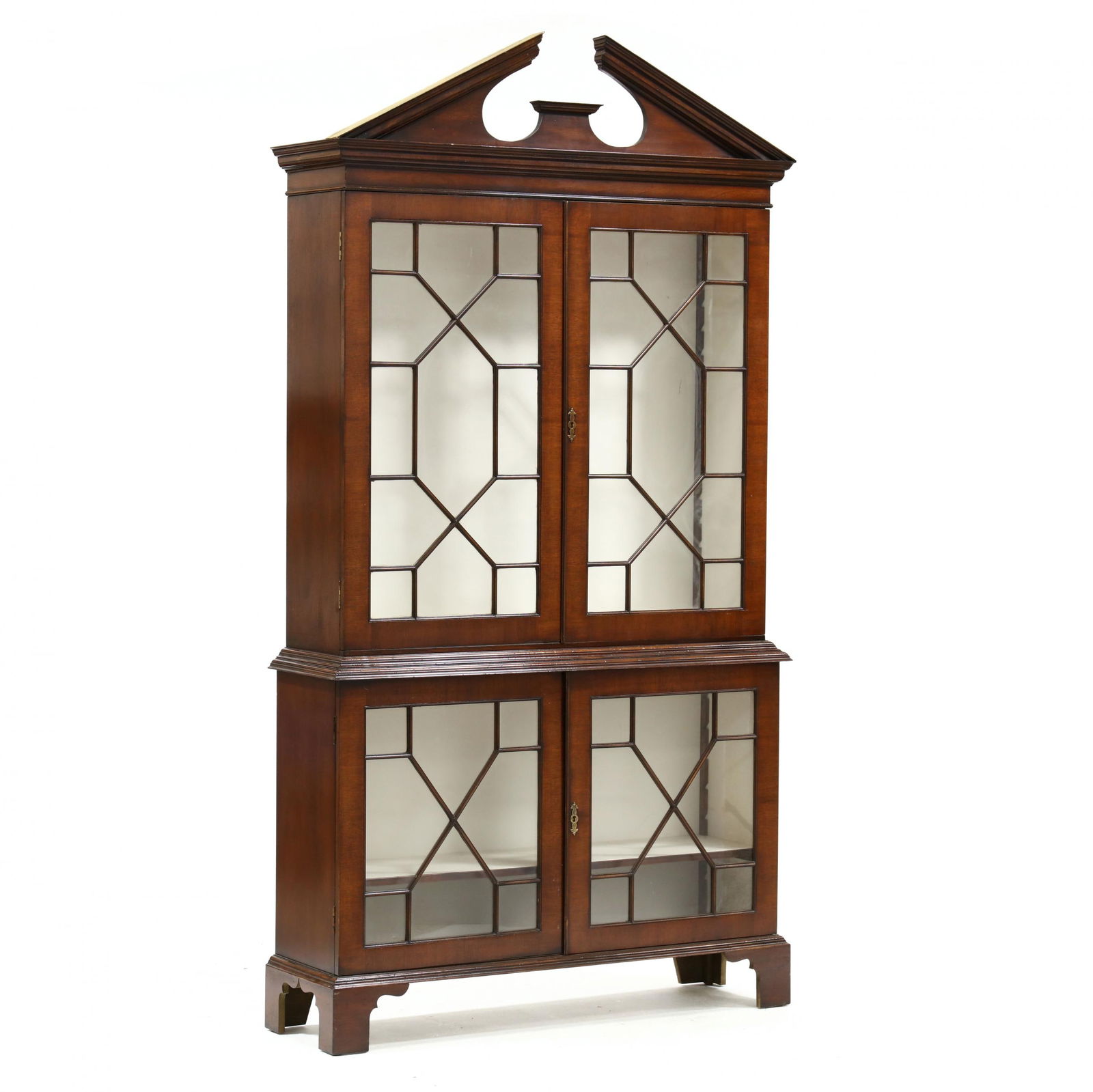 Chippendale Style Mahogany Bookcase (1 of 7)