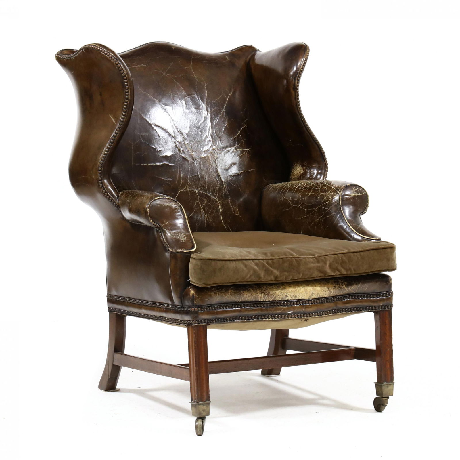 English Chippendale Mahogany Easy Chair (1 of 7)