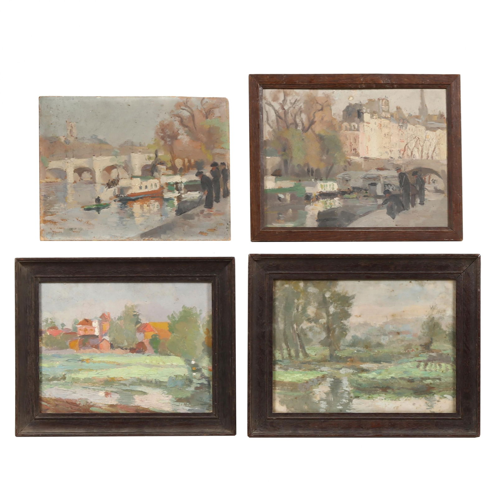 Jeannine Demay (French, 20th Century), Landscape Paintings (Four Works) (1 of 8)