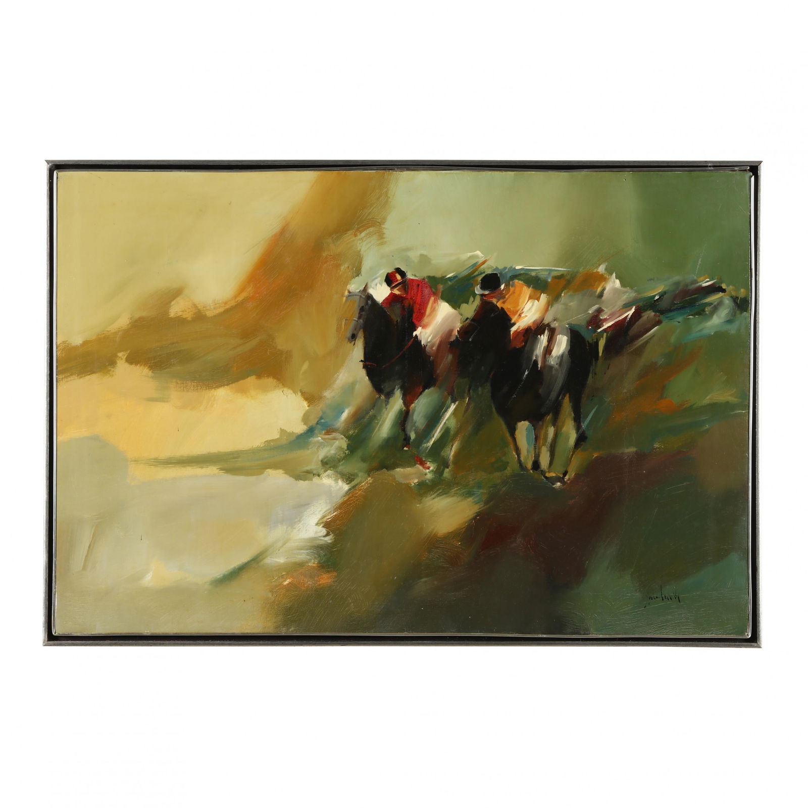 Fausto Boavida (Portuguese, 1935-1974), Untitled (Horse Race) (1 of 5)