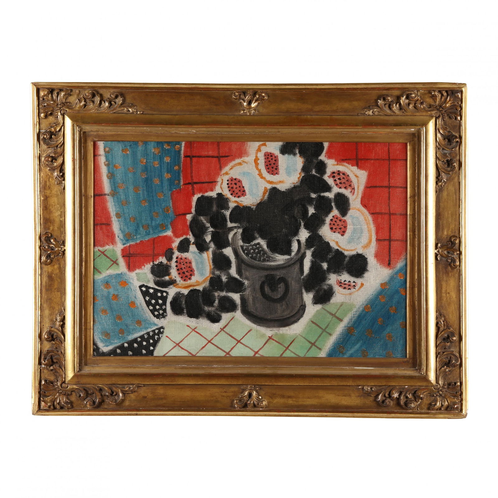 French School (Early 20th Century), Fauvist Vase of Flowers (1 of 4)