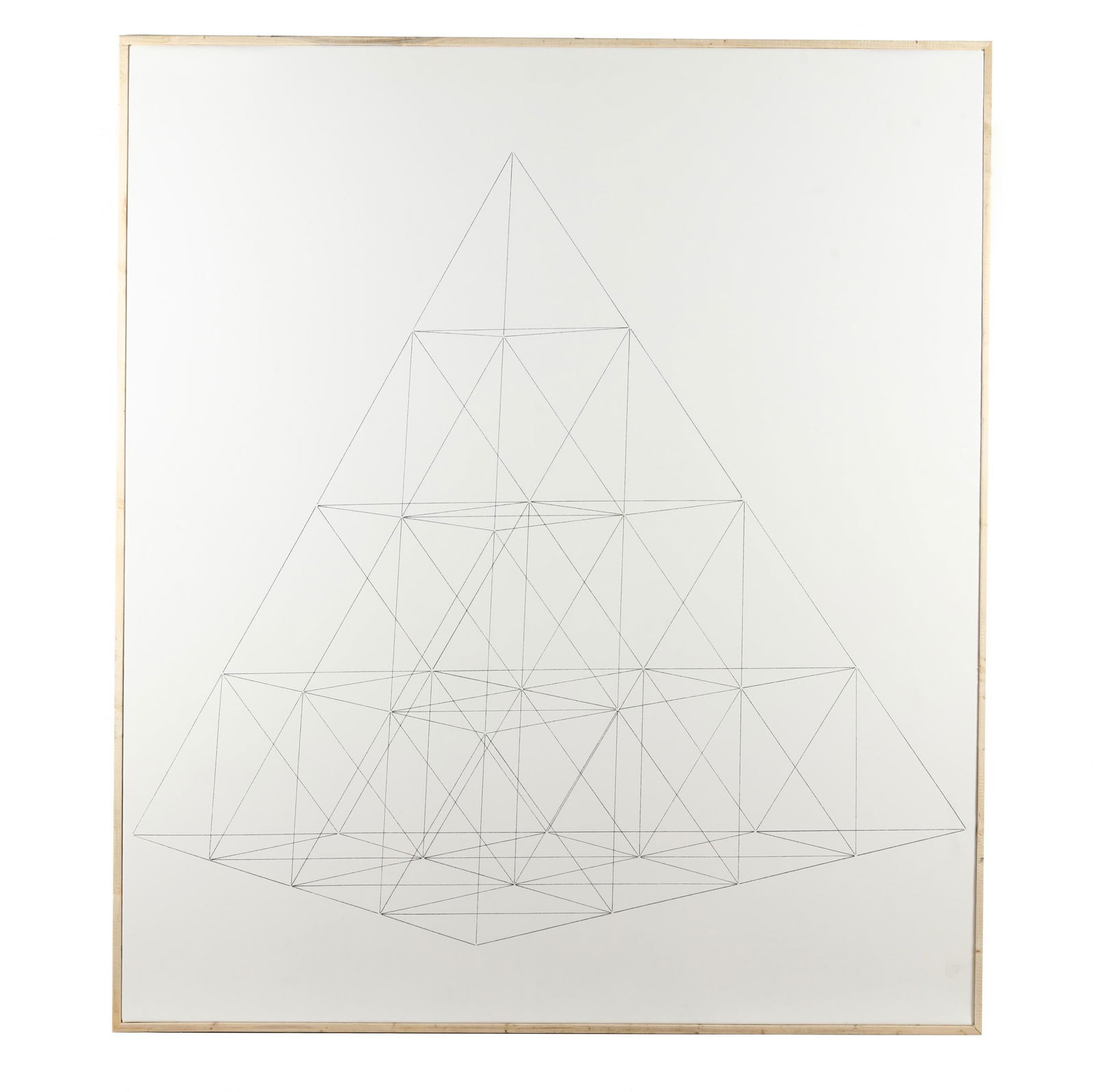 John Hiigli (American, 1943-2017),  Pyramidal Framing (1 of 2)