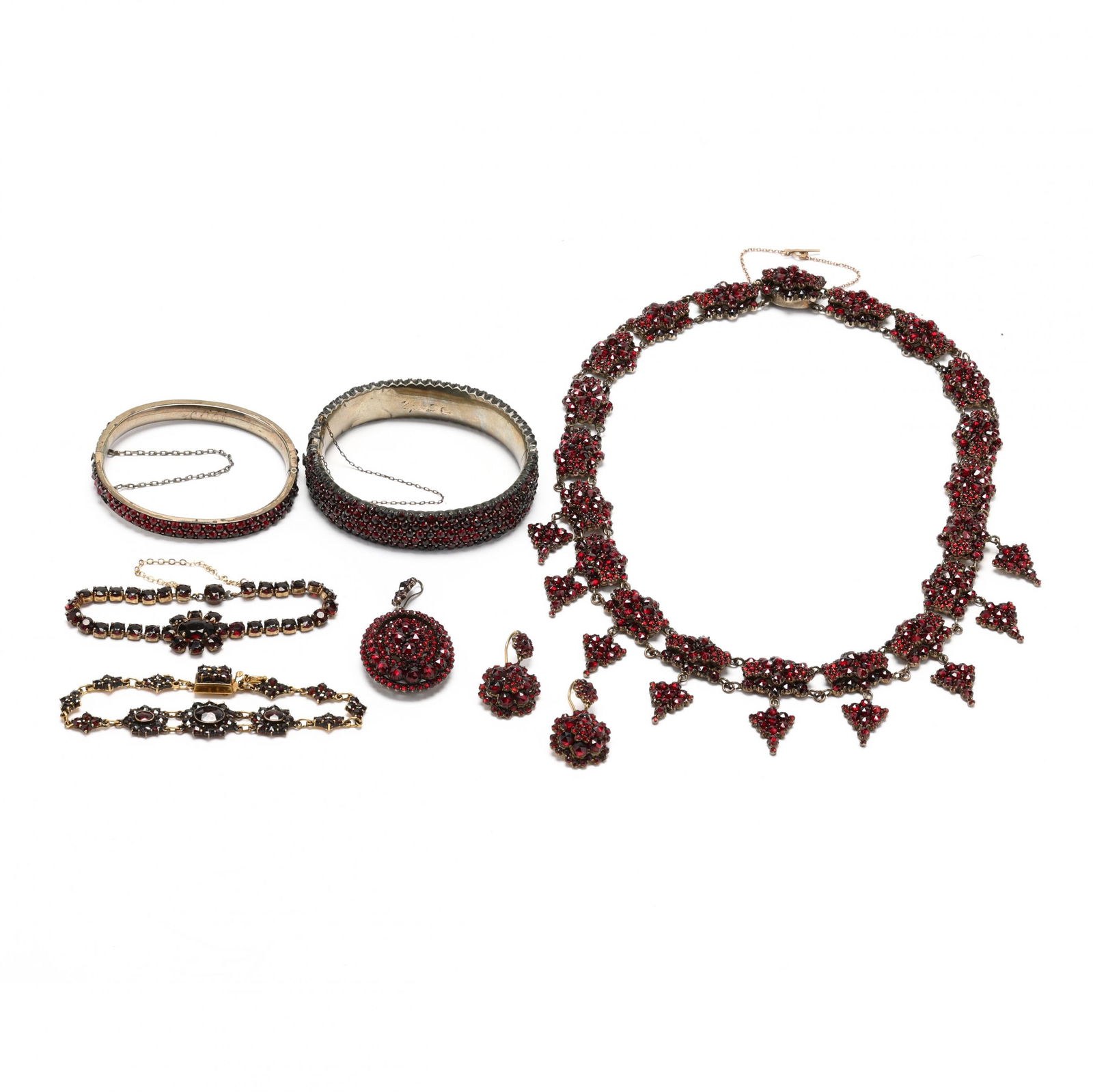Collection of Vintage Garnet Jewelry (1 of 6)