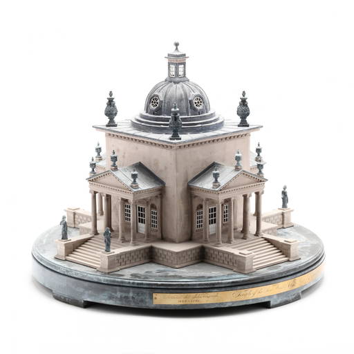Timothy Richards Plasterwork Model Of The Temple Of The Four Winds