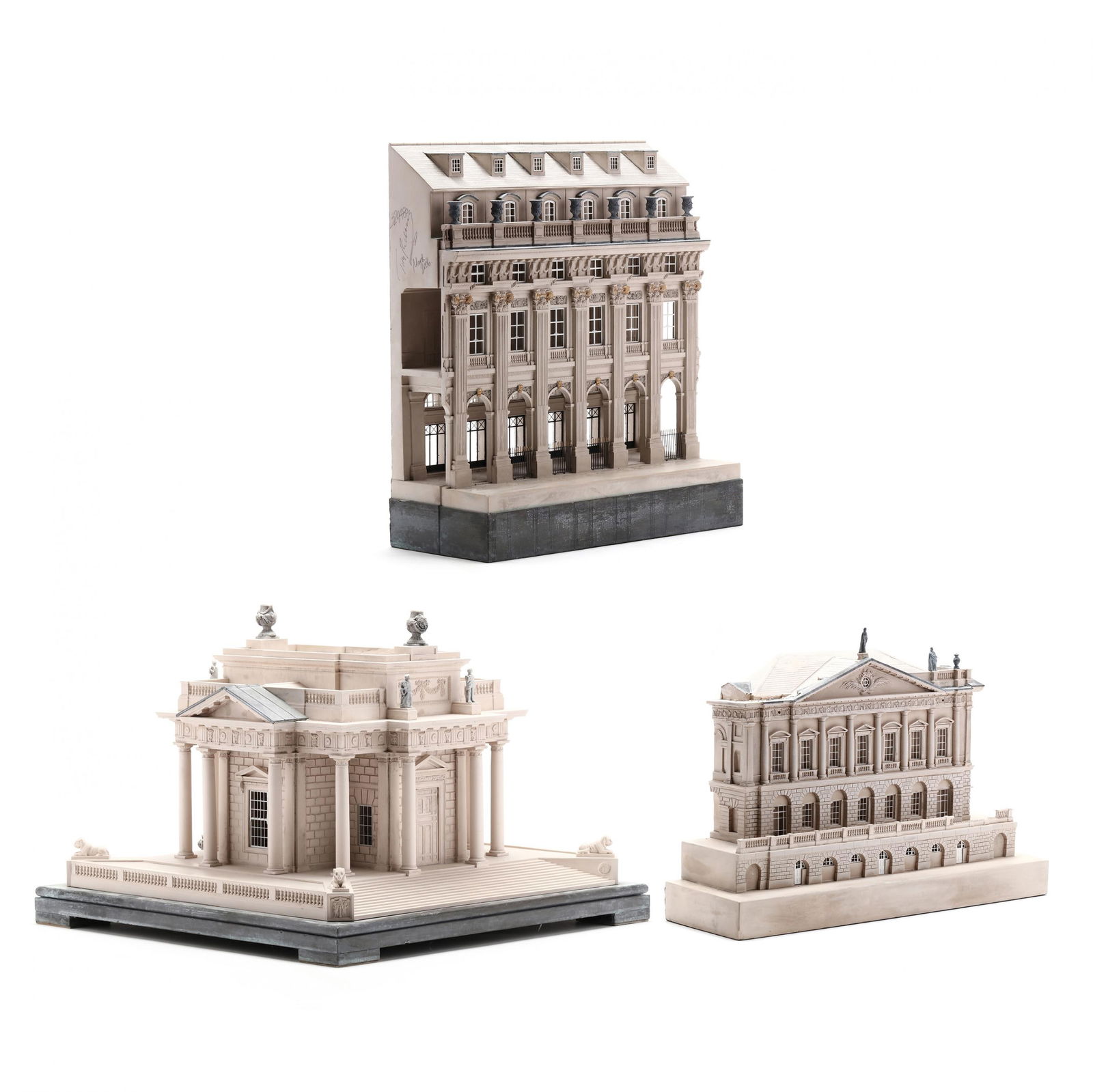 Three Neoclassical Architectural Plasterwork Models by Timothy Richards (1 of 20)