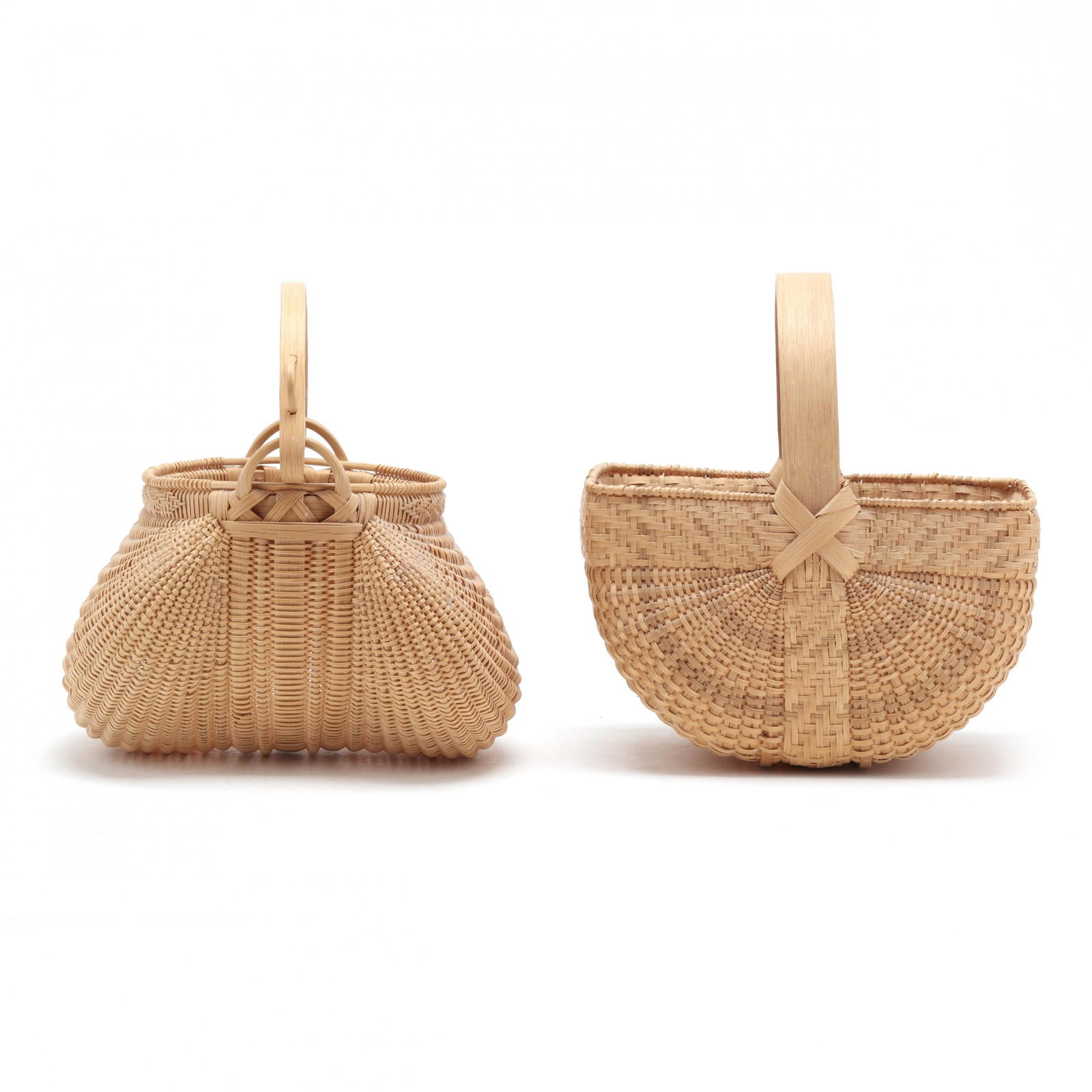 Two Contemporary Appalachian Split White Oak Baskets (1 of 6)