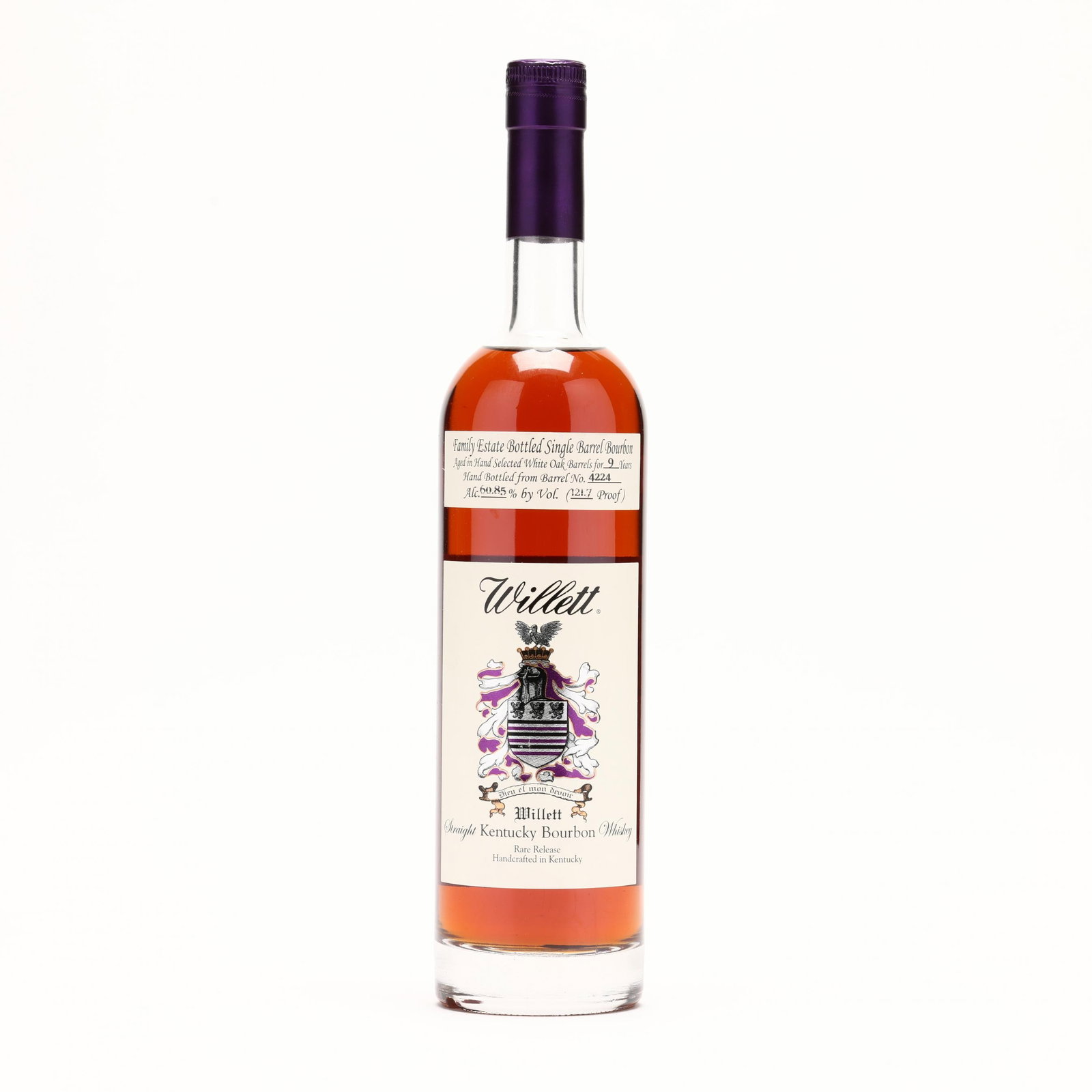Willett Straight Kentucky Bourbon Whiskey: Willett Straight Kentucky Bourbon Whiskey The buyer acknowledges that he/she is acting within compliance with their state and local laws in regards to the purchase, transportation and delivery of spir