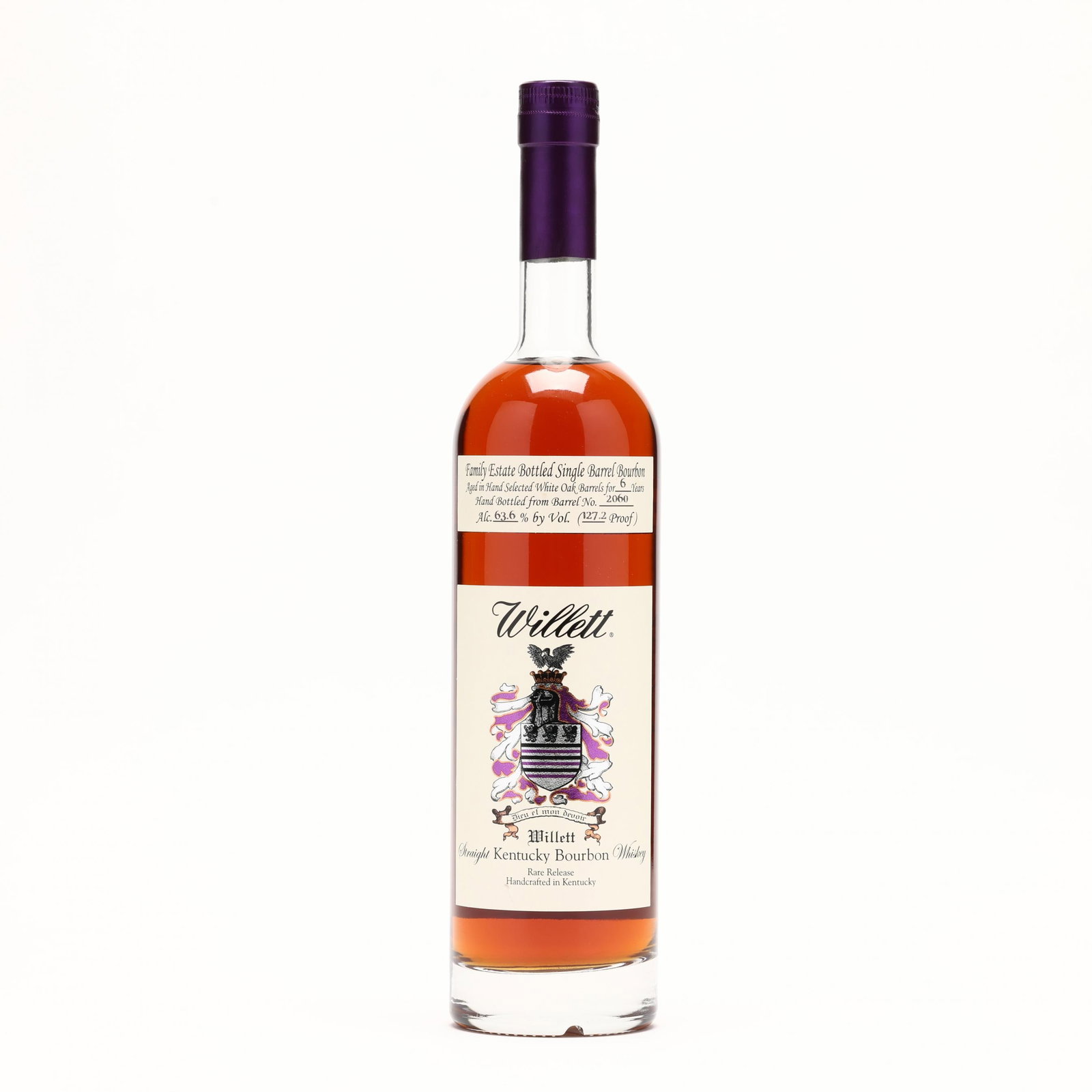 Willett Kentucky Straight Bourbon Whiskey: Willett Kentucky Straight Bourbon Whiskey The buyer acknowledges that he/she is acting within compliance with their state and local laws in regards to the purchase, transportation and delivery of spir