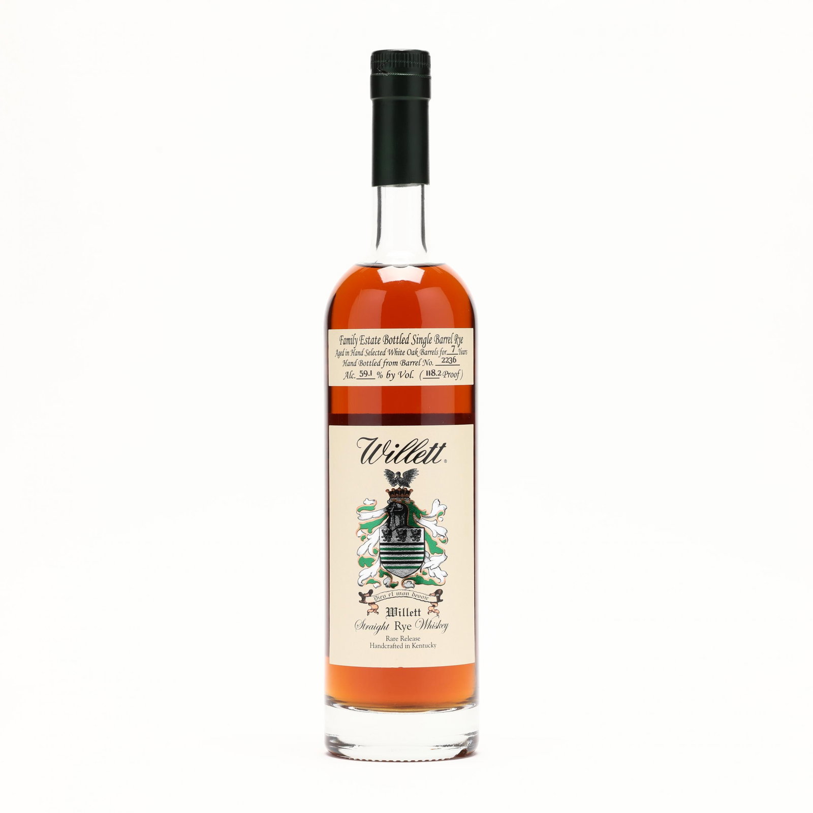 Willett Straight Rye Whiskey: Willett Straight Rye Whiskey The buyer acknowledges that he/she is acting within compliance with their state and local laws in regards to the purchase, transportation and delivery of spirituous liquor