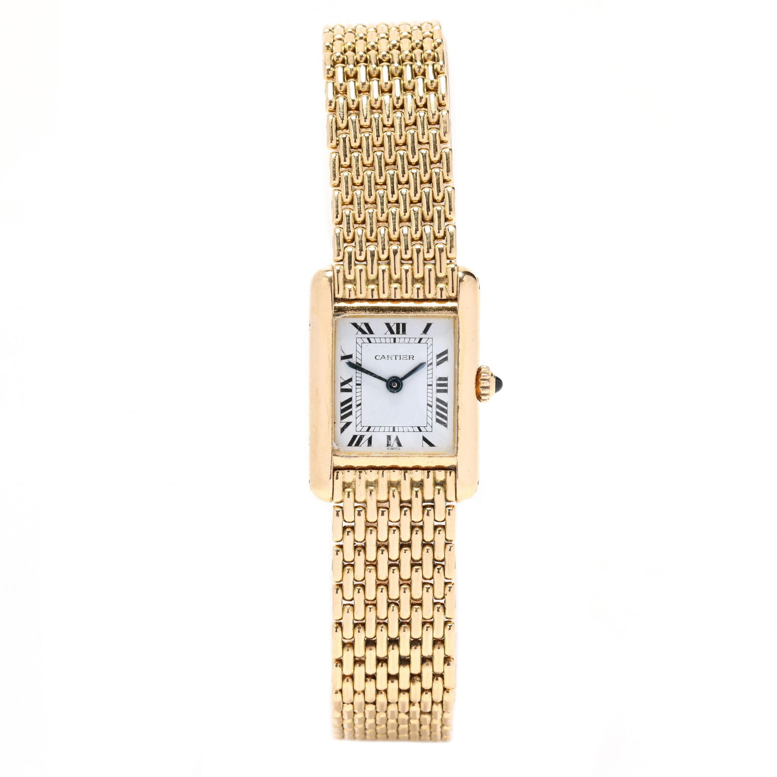 Lady's Gold Tank Watch, Cartier (1 of 4)