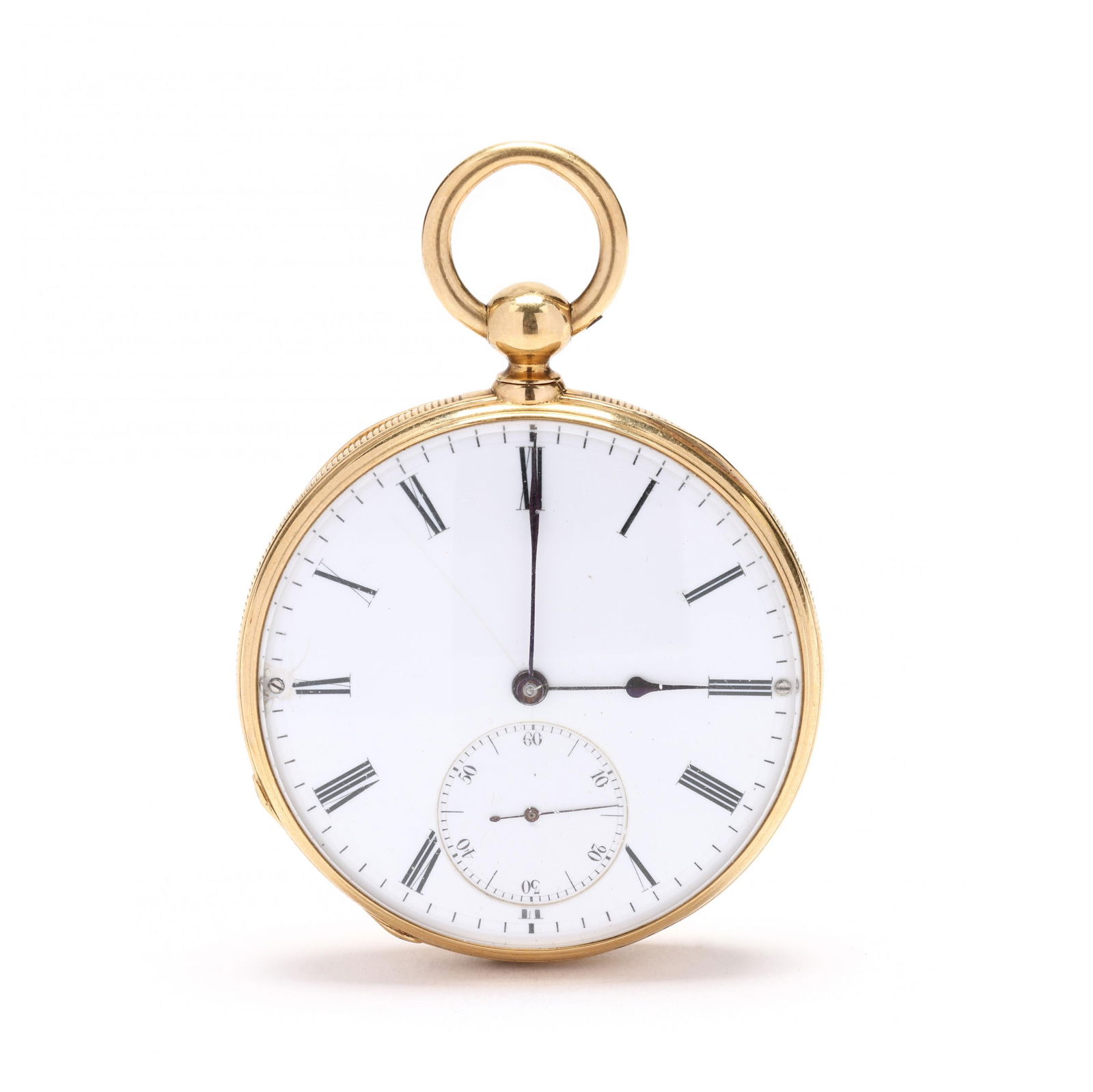 Antique Gold Open Face Pocket Watch (1 of 5)