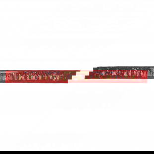 An Immense Chinese Silk and Gold Embroidered Red Wool Temple Banner: An Immense Chinese Silk and Gold Embroidered Red Wool Temple BannerQing dynasty (1644-1912), 19th century, red wool embroidered with silk and gold wrapped thread, the long banner is finely embroidered
