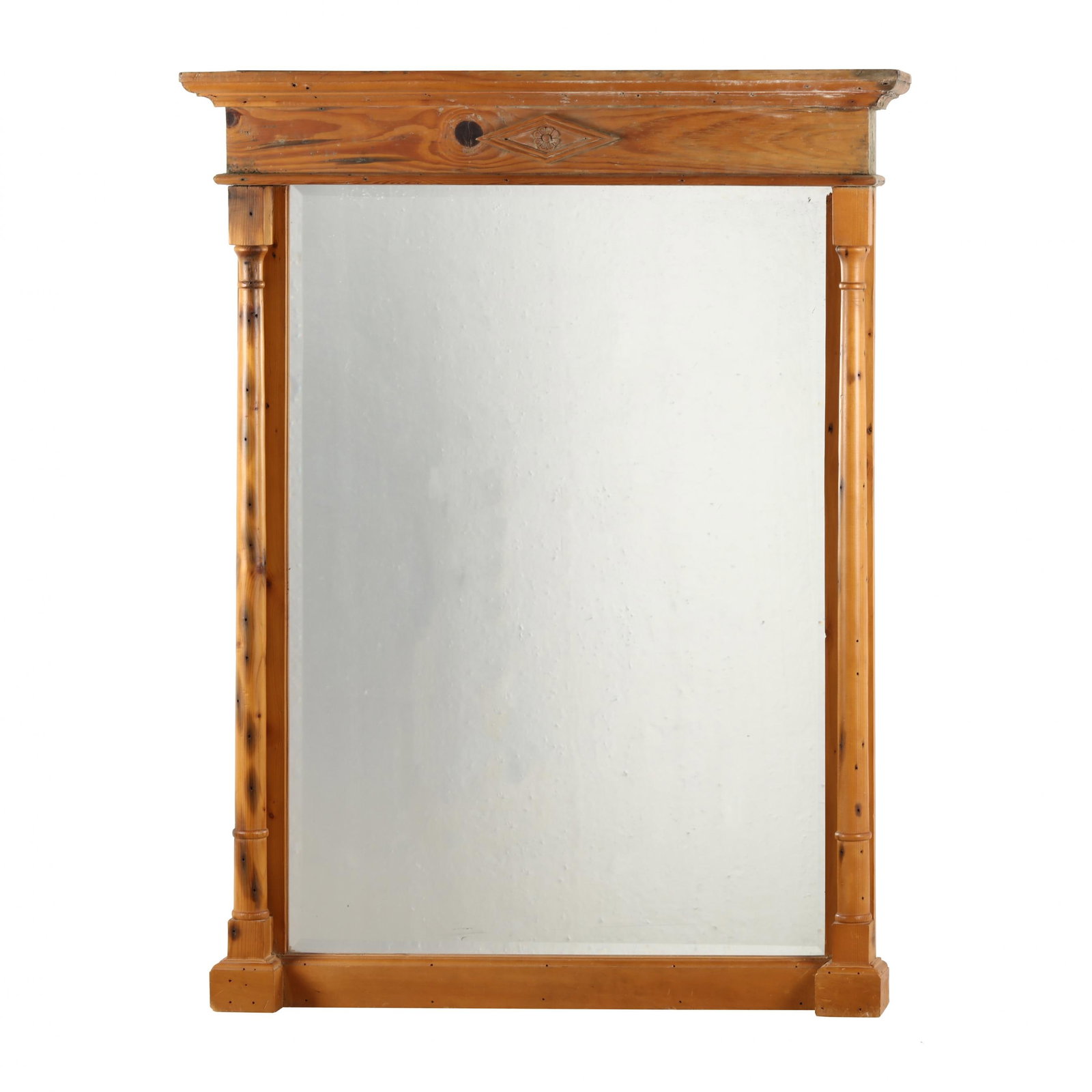 Continental Pine Framed Mirror (1 of 4)