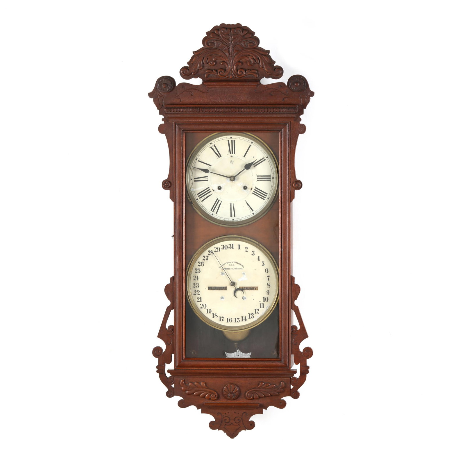 Antique Waterbury Calendar Clock (1 of 15)