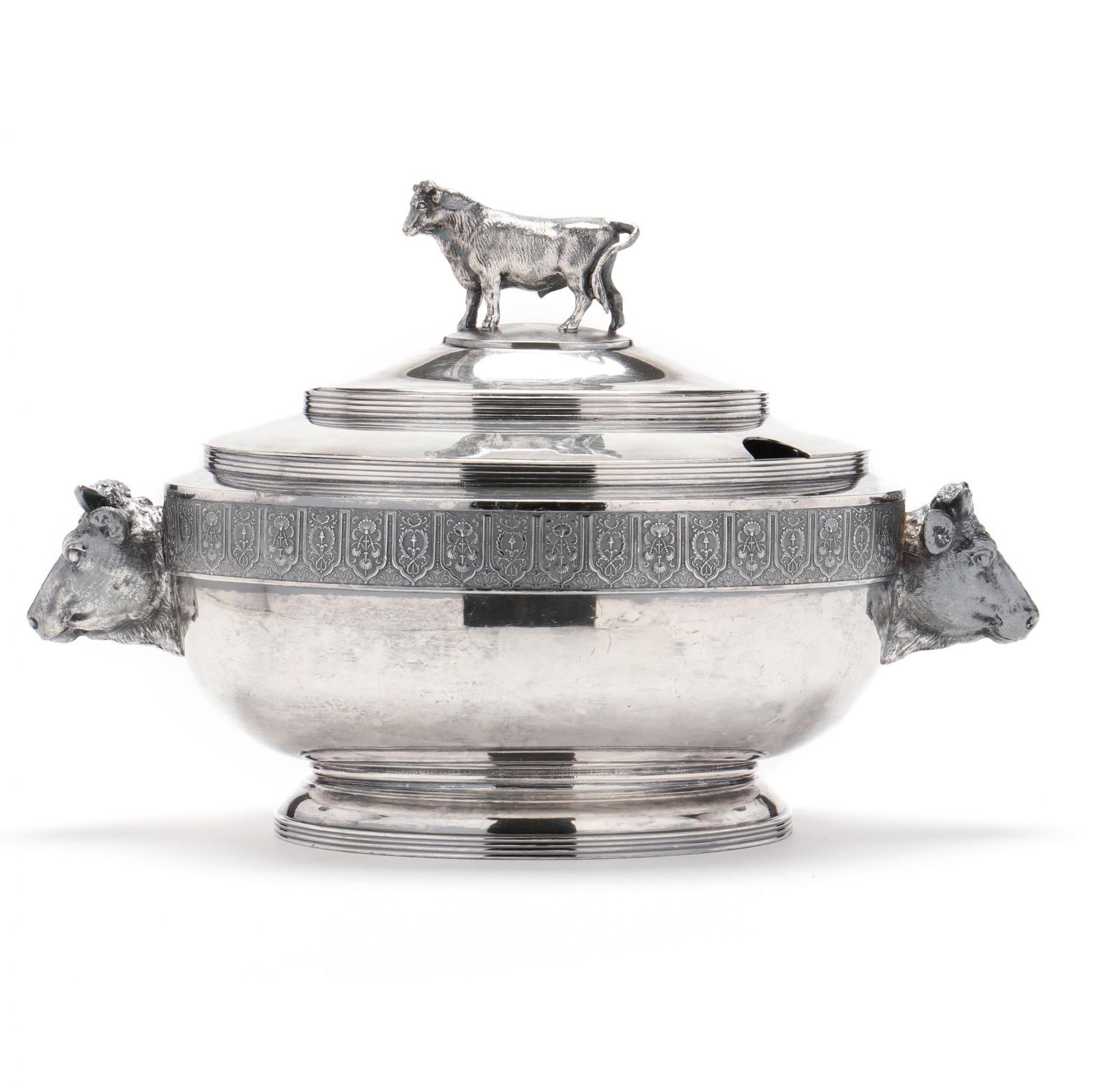 An Antique Silver-Plate Soup Tureen by Reed & Barton (1 of 9)