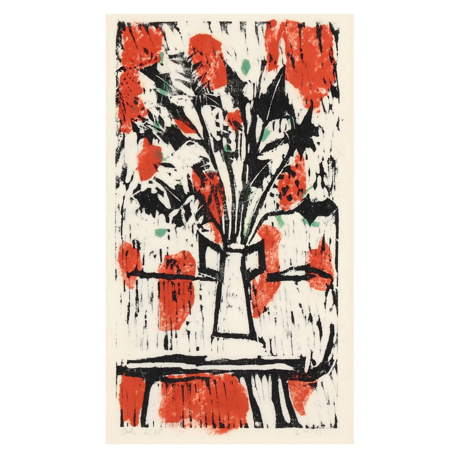 Alex Katz (American, b. 1927),  Still Life  (1953) (1 of 7)