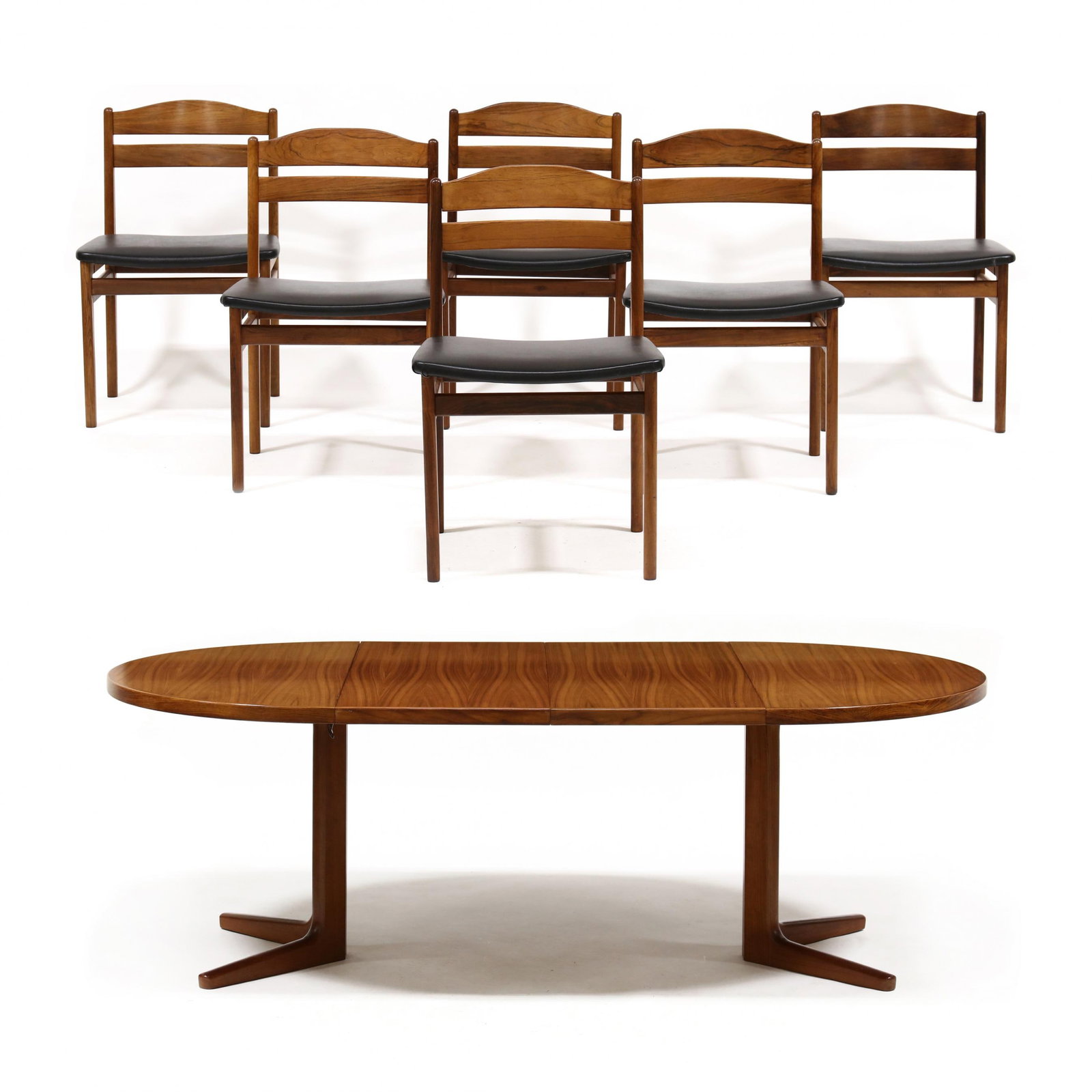 Danish Mid-Century Dining Table and Six Chairs (1 of 11)
