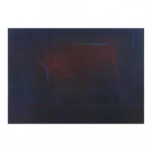 Earl Stroh (American, 1924-2005), La Nuit des Cygnes: (Night of the Swans), pastel on paper, 1993, signed and dated at lower left, matted and framed under Plexiglass.Sheet size 29 x 41 in.; Frame dimensions 44 1/2 x 56 in.Exhibited:Still Creating, Museum