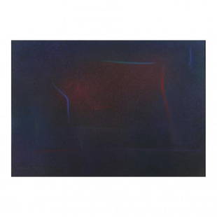 Earl Stroh (American, 1924-2005), La Nuit des Cygnes: (Night of the Swans), pastel on paper, 1993, signed and dated at lower left, matted and framed under Plexiglass.Sheet size 29 x 41 in.; Frame dimensions 44 1/2 x 56 in.Exhibited:Still Creating, Museum