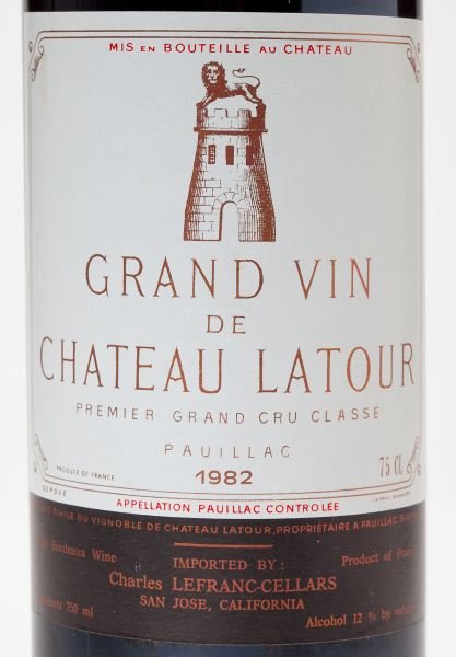 Chateau Latour: Chateau Latour "...the 1982 Latour has been the most opulent, flamboyant, and precocious of the northern Medocs, especially the St.-Juliens, Pauillacs, and St.-Estephes. It hasn't changed much over th