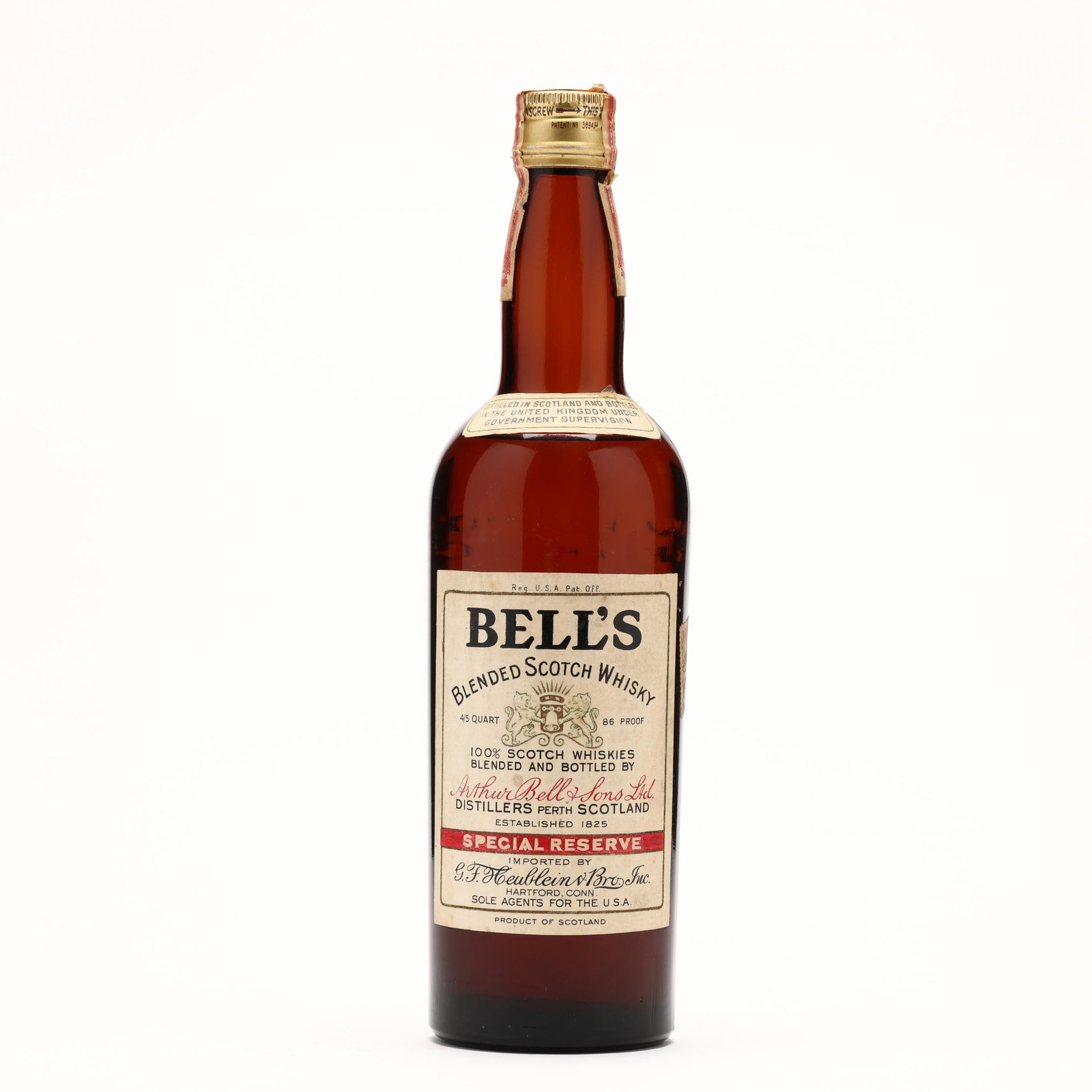 Bell's Special Reserve Scotch Whisky: Bell's Special Reserve Scotch Whisky The buyer acknowledges that he/she is acting within compliance with their state and local laws in regards to the purchase, transportation and delivery of spirituou
