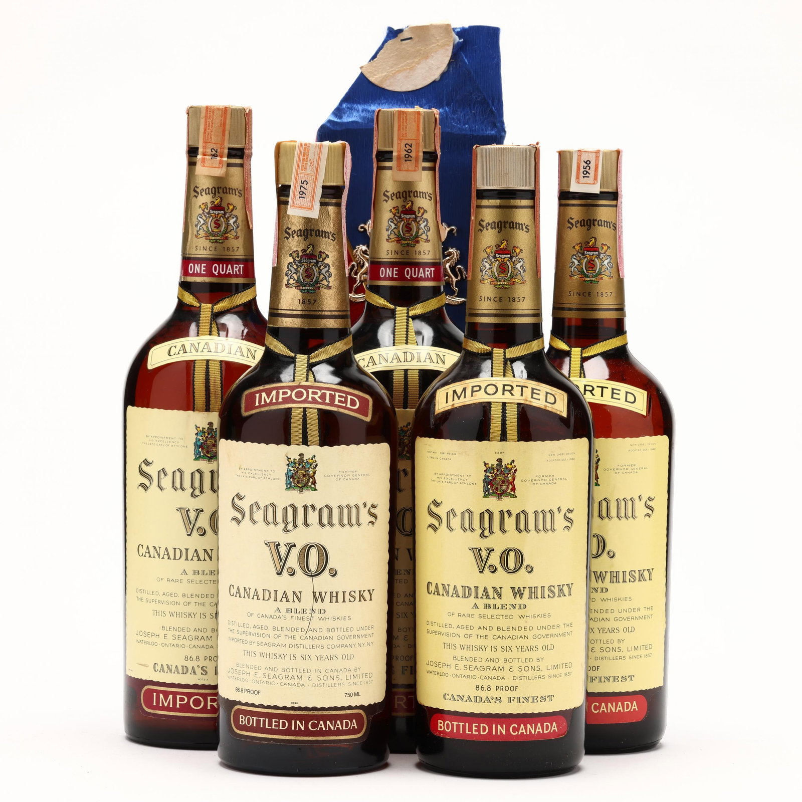 Seagram's V.O. Canadian Whisky: Seagram's V.O. Canadian Whisky The buyer acknowledges that he/she is acting within compliance with their state and local laws in regards to the purchase, transportation and delivery of spirituous liqu