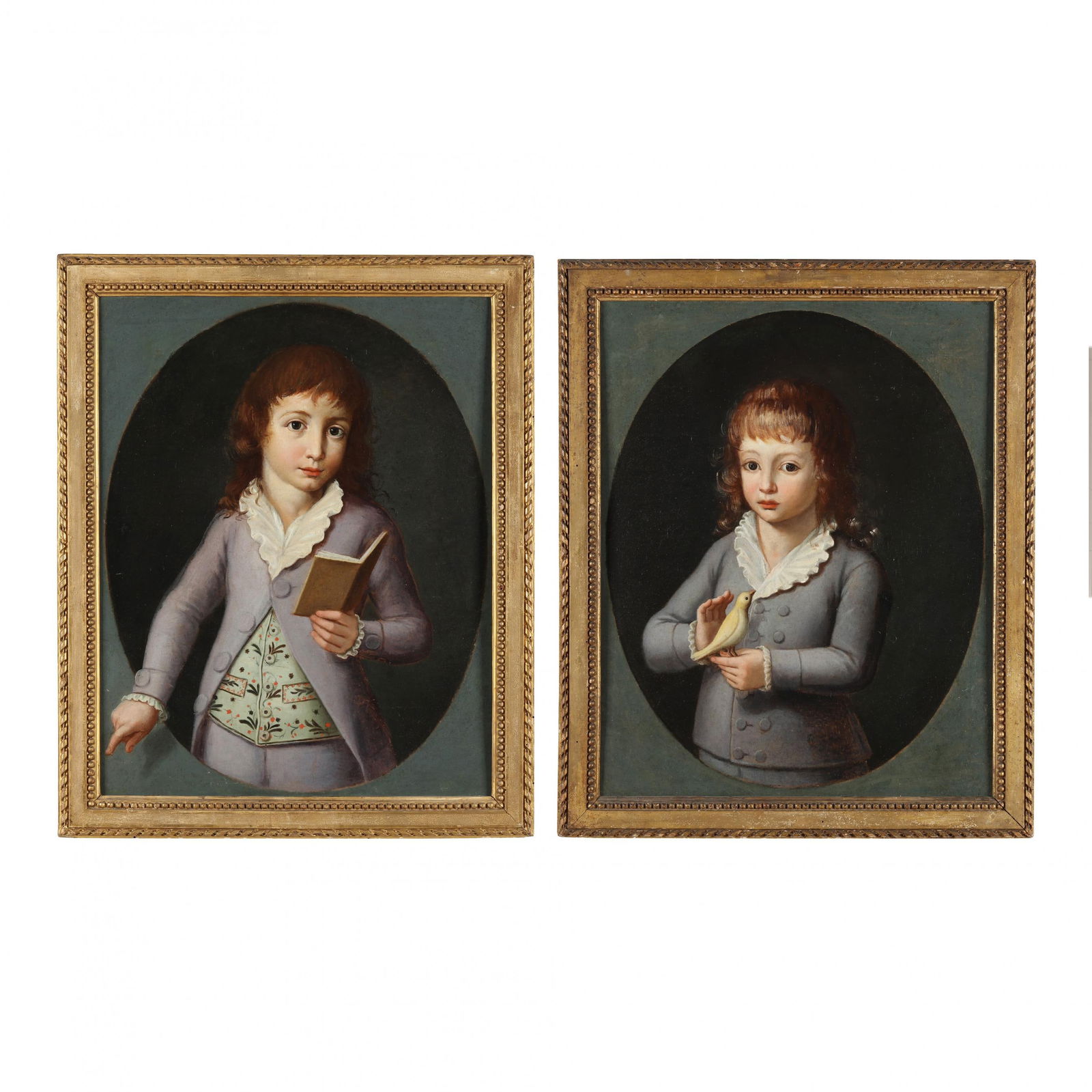 Italian School (Late 18th Century),  Portraits of Gioacchino and Francesco Noccioli (1 of 11)
