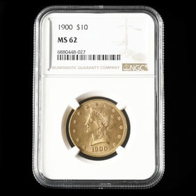 1900 Liberty Head $10 Gold Eagle, NGC MS62