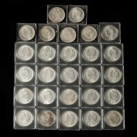 Twenty-Seven (27) Uncirculated Morgan Silver Dollars