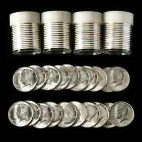 One Hundred (100) Uncirculated 1964 Kennedy Half Dollars