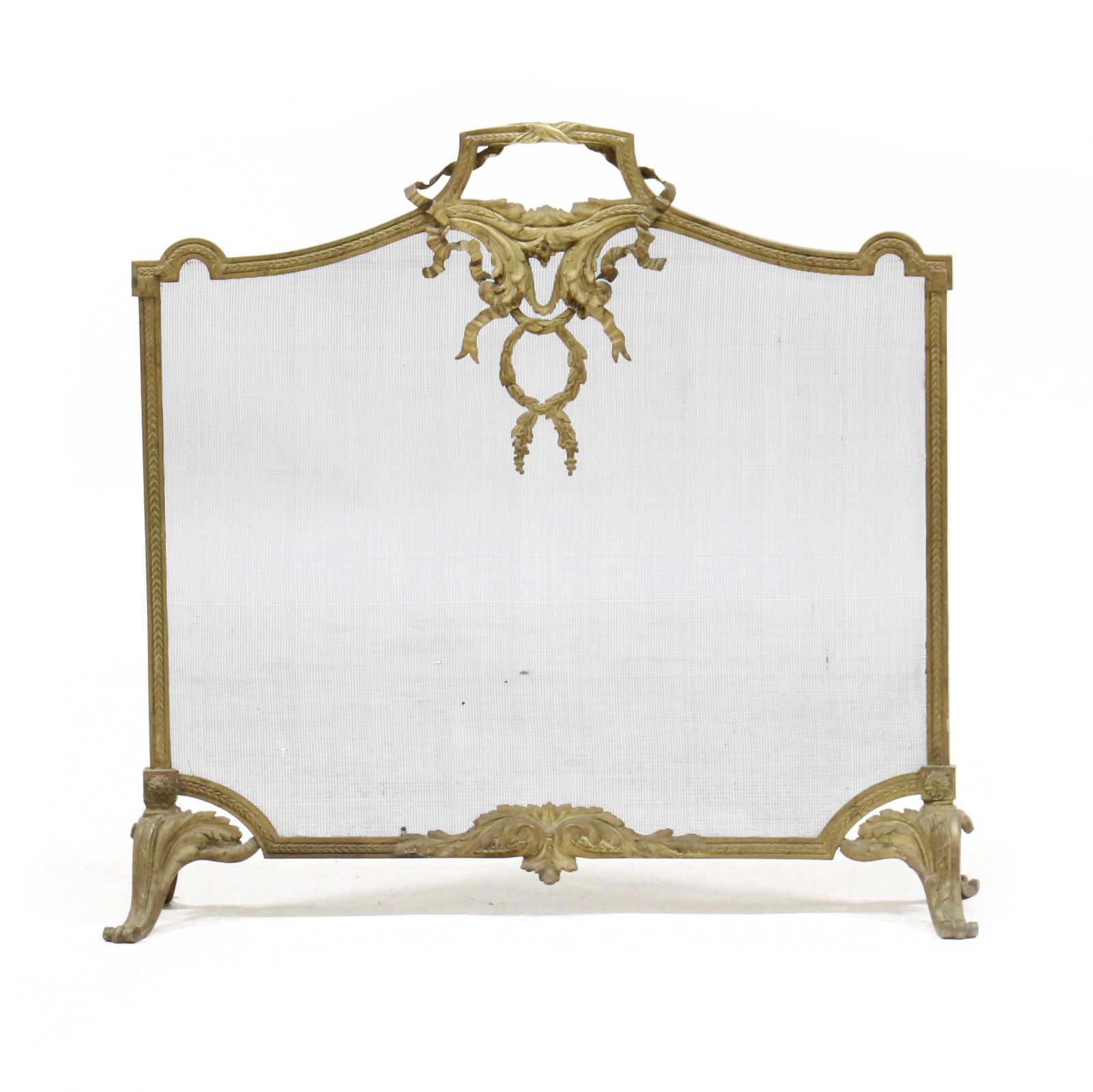 Louis XVI Style Brass Fire-Screen (1 of 5)