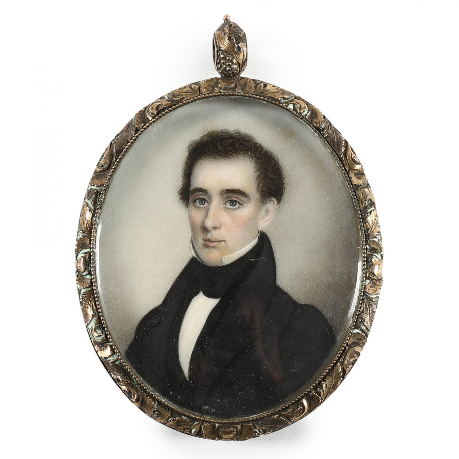 19th Century Portrait Miniature of a Gentleman (1 of 3)