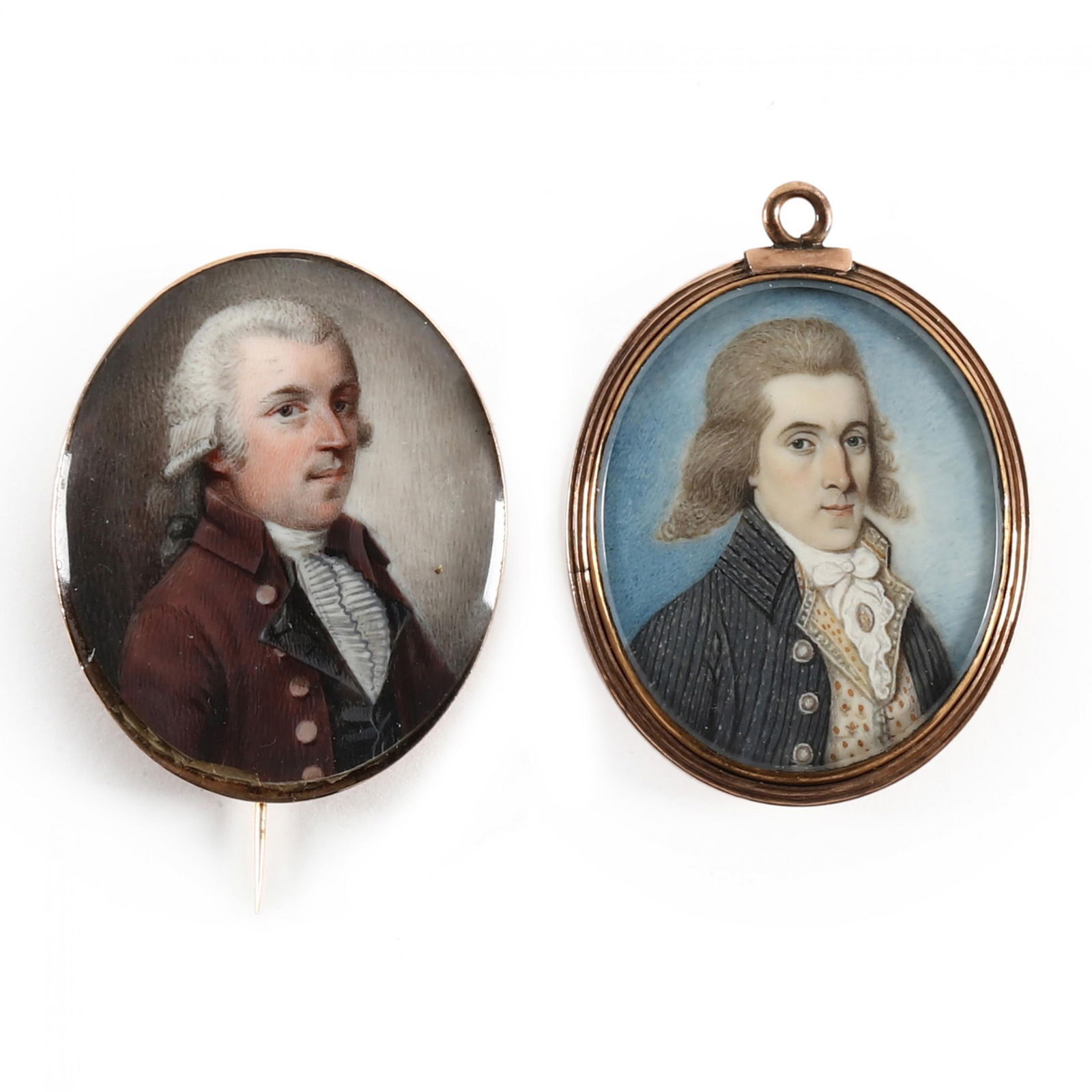 Two Fine 18th Century Portrait Miniatures With Massachusetts Interest (1 of 4)