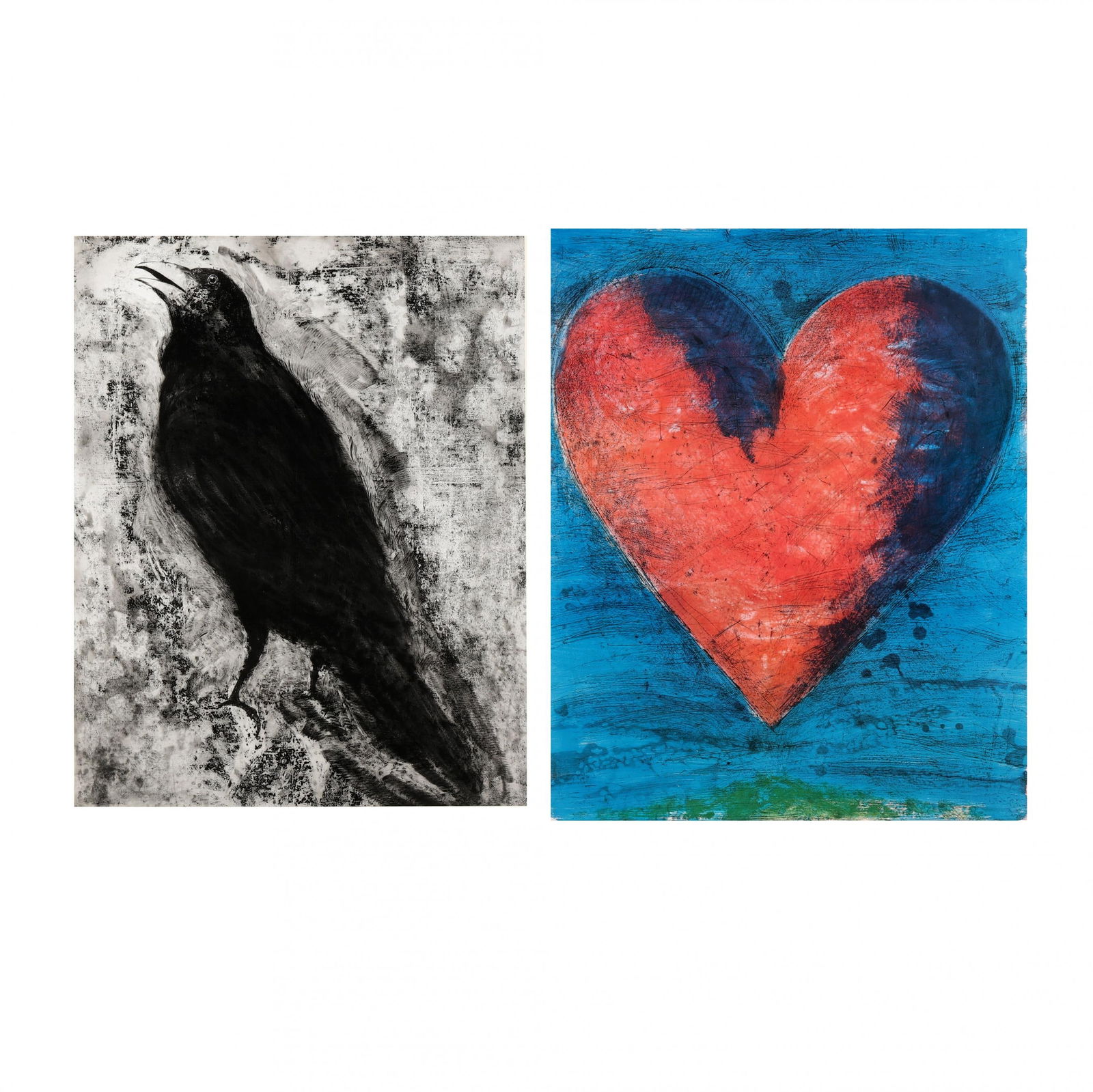 Jim Dine (American, b.1935), Two Exhibition Posters (1 of 10)